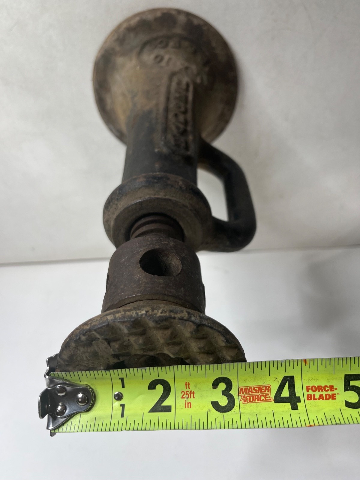 Vintage Badger 1 1/2″ x 10″ Cast Iron Screw Jack – Heavy Duty Industrial Tool