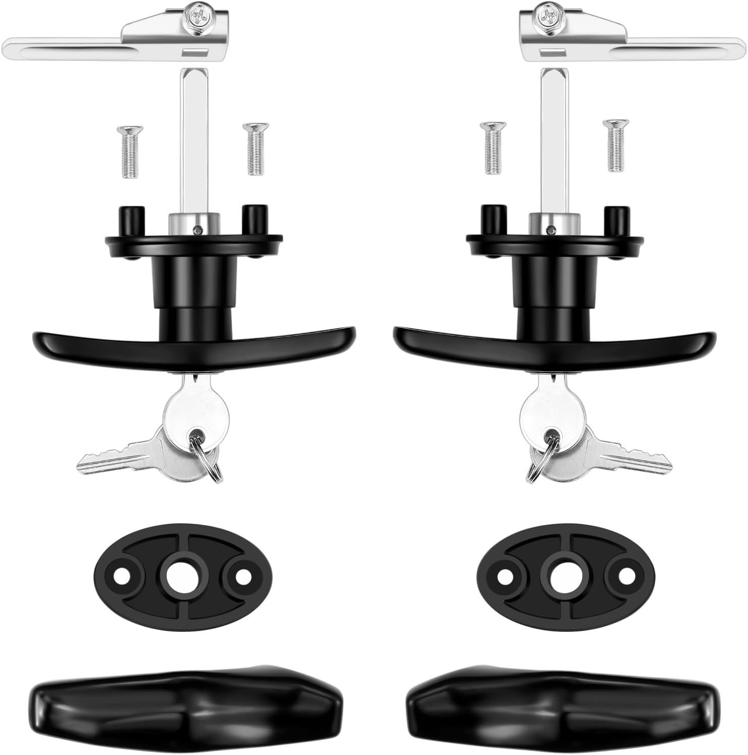 Truck Cap Latch T Handle Lock for Leer Are Matching Set Universal Truck Topper C
