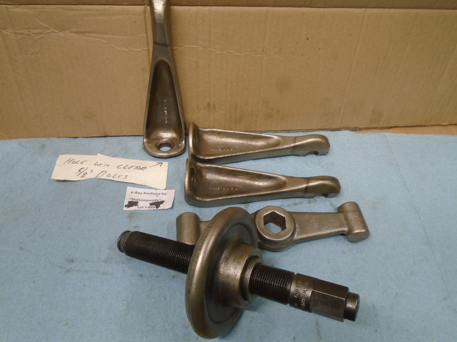 New Britain USA P100 Heavy Duty Hub & Axle 2 or 3 Jaw Puller w/ Knocker J849