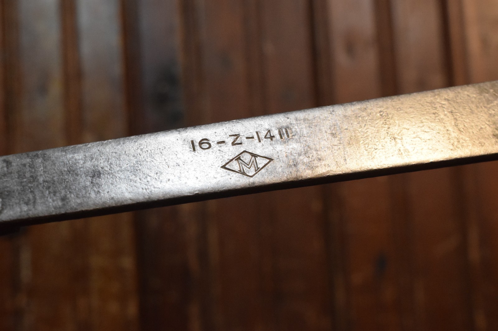SLENDER HEAD RATCHETING WRENCH 11/16″ VINTAGE 1960s 7-1/2 LONG HAND TOOL WORKS