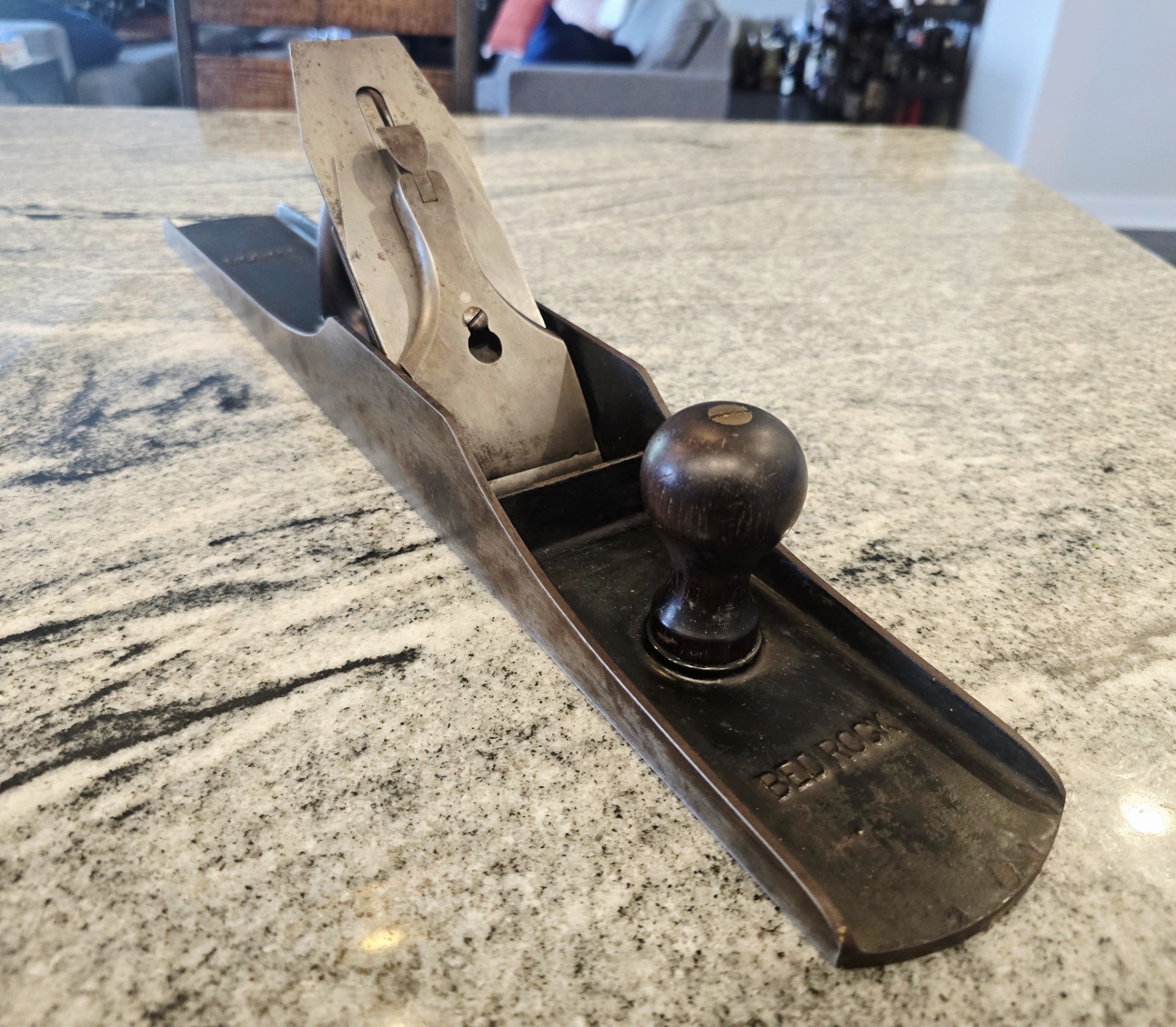 Stanley No 608 BedRock Jointer Plane Flat Sides – 2 Patent 1895 1910 – Estate