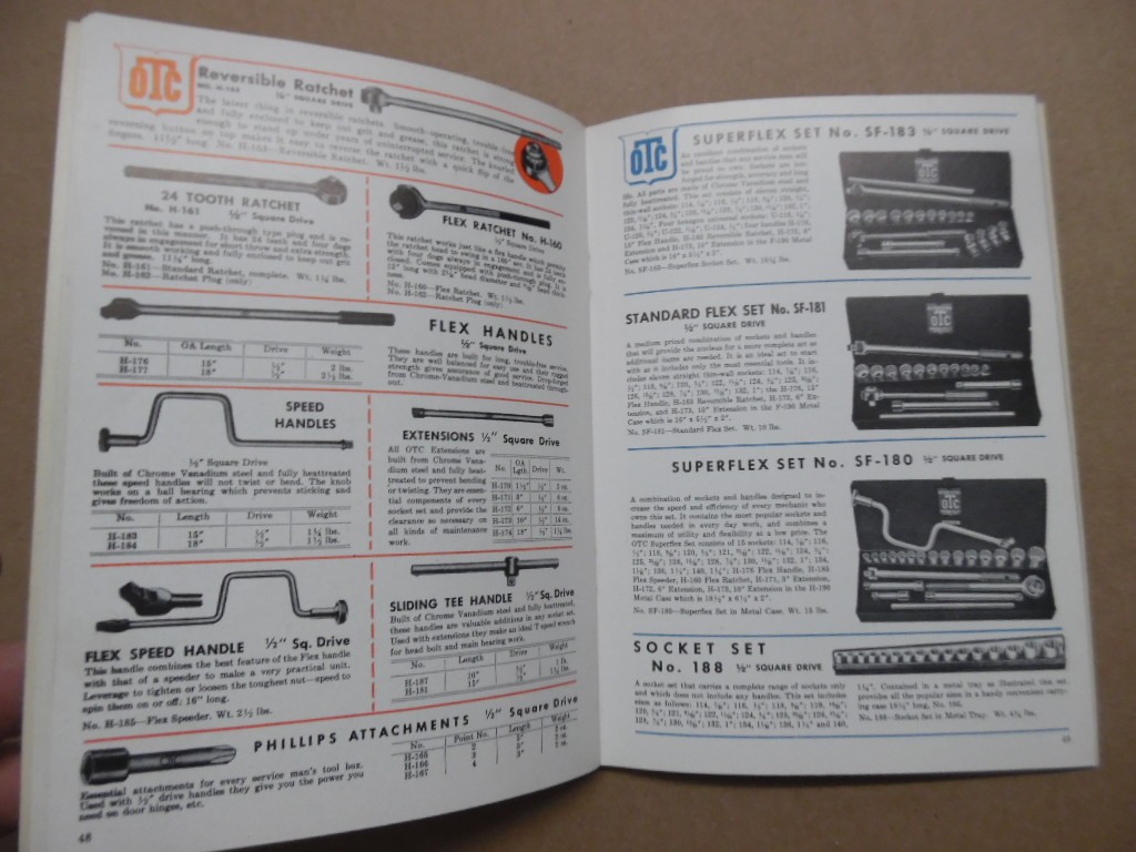 1949 Owatonna OTC Tool Catalog 49-J Special Tractor Tools Vintage Origial VG+