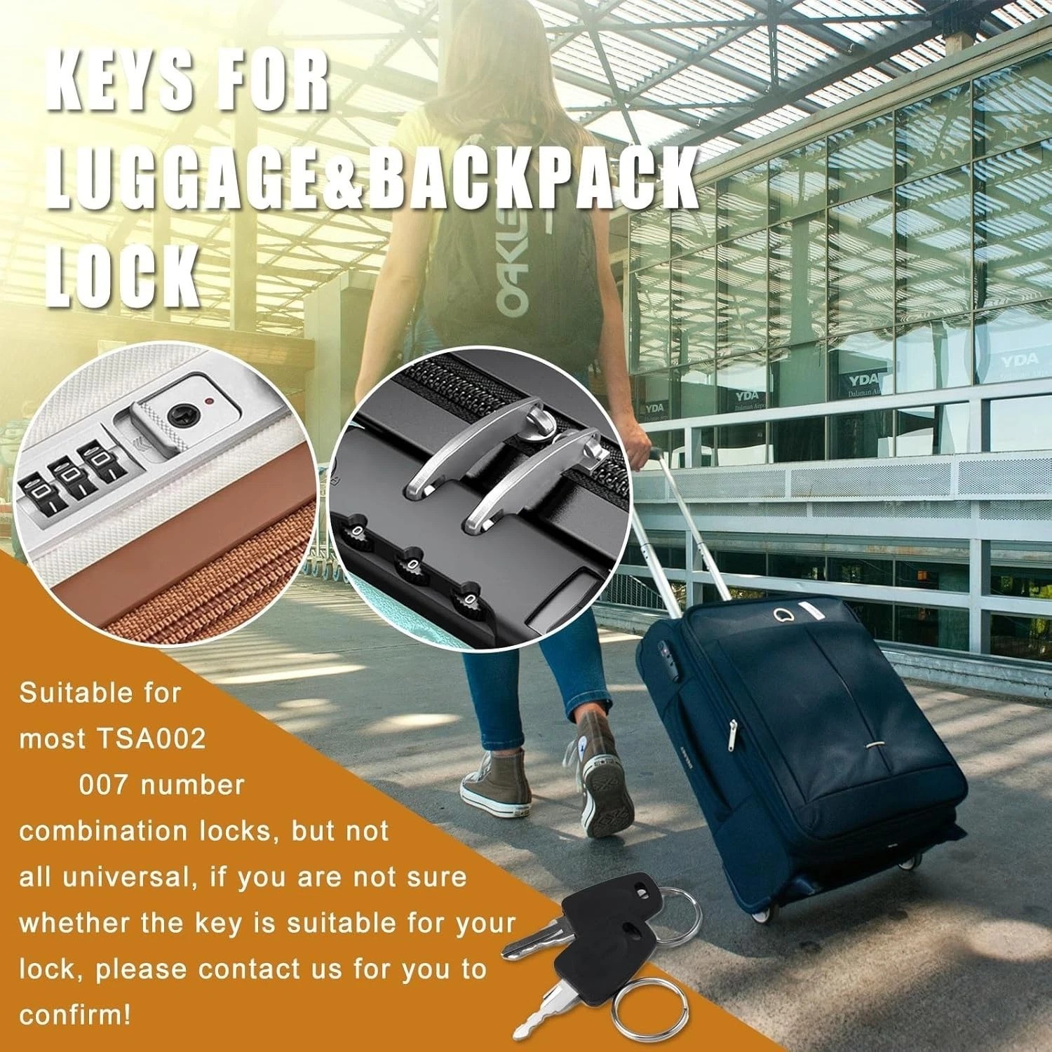 Universal TSA Lock Key 002 & 007 – Keyless Solution for Forgotten Passwords