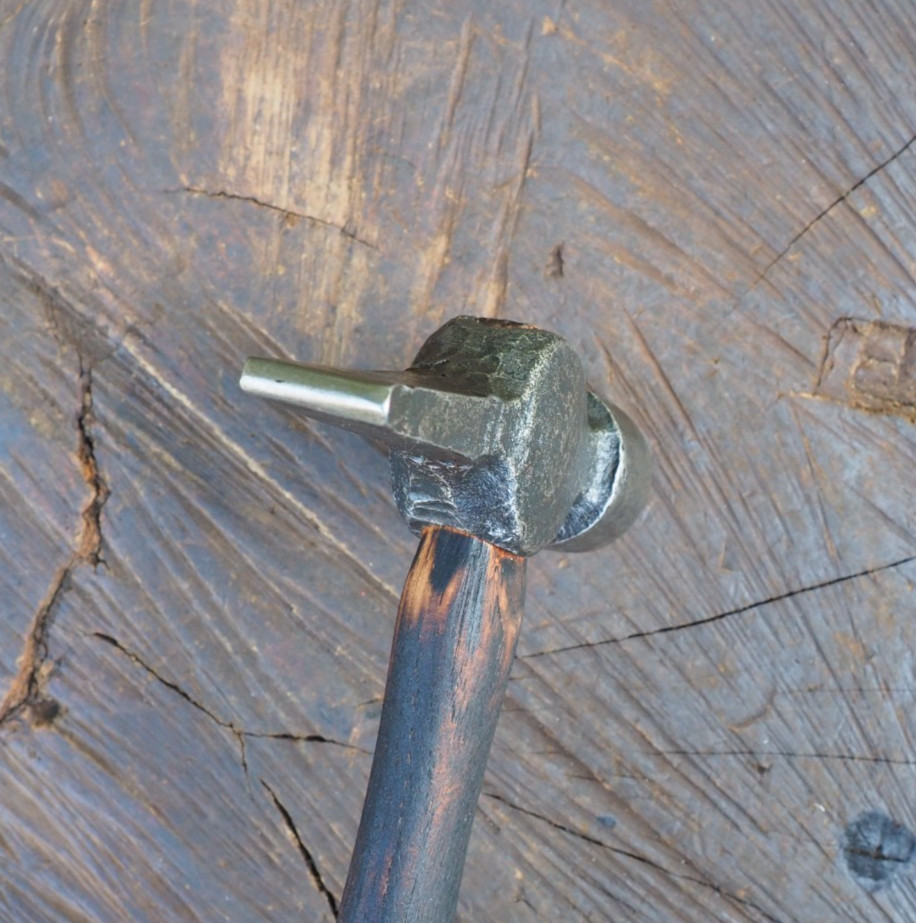 VINTAGE 1.65LB BLACKSMITH “CROSS PEIN” FORGING KNIFE HAMMER ANVIL BLADE FARRIER