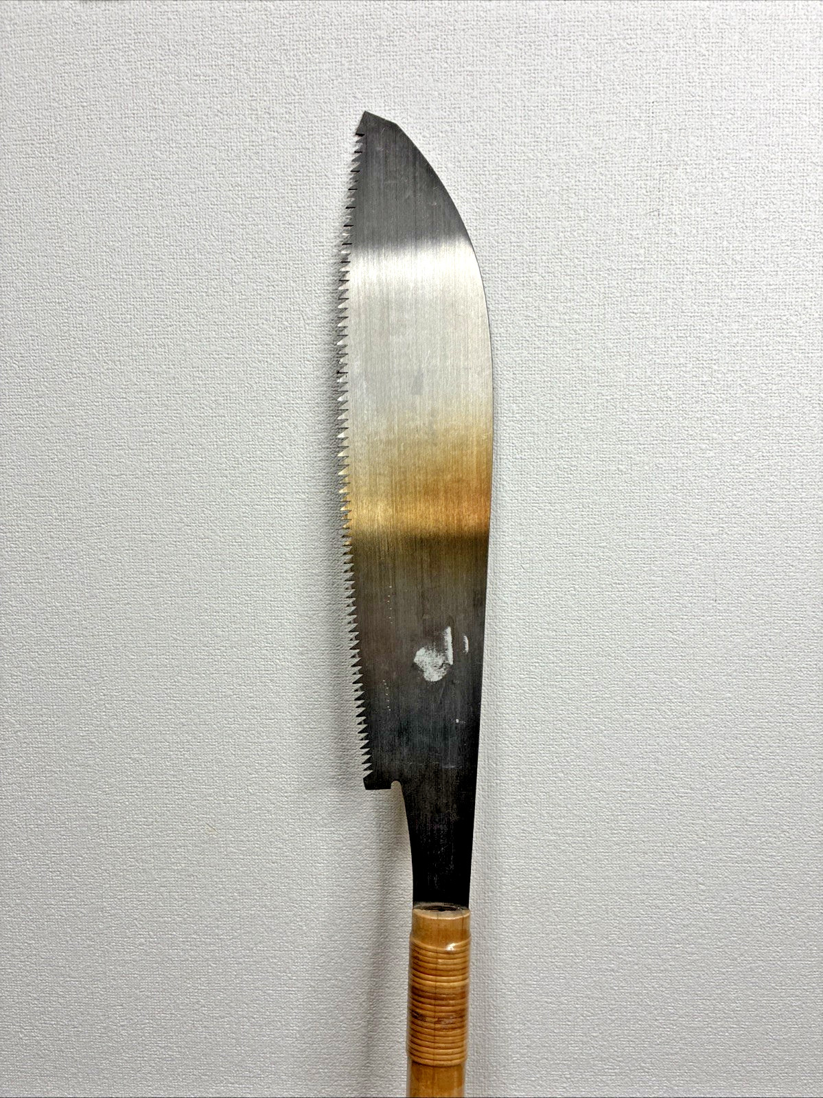 Vintage Japanese pruning saw 390mm Nkaya Riichiemon handmade NOS made in Japan 1