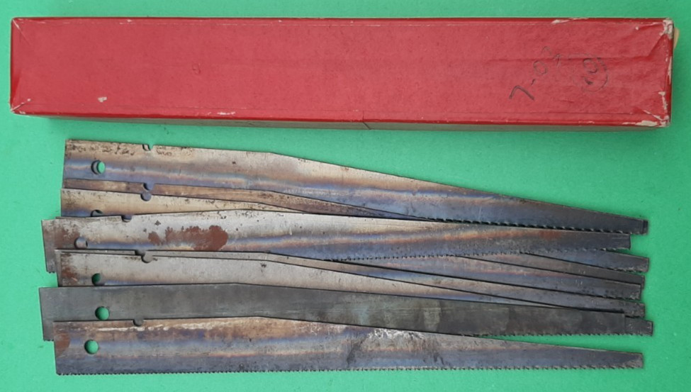 12 – NOS MILLERS FALLS No #7 18T 237 KEYHOLE / DRYWALL SAW Replacement Blades 7C