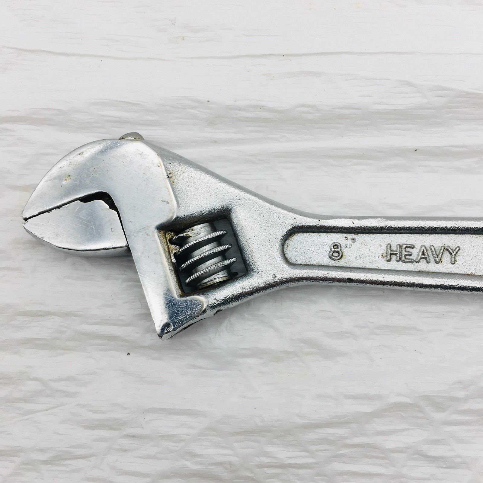 Chrome Vanadium Steel Heavy Duty 8″ Adjustable Wrench Taiwan