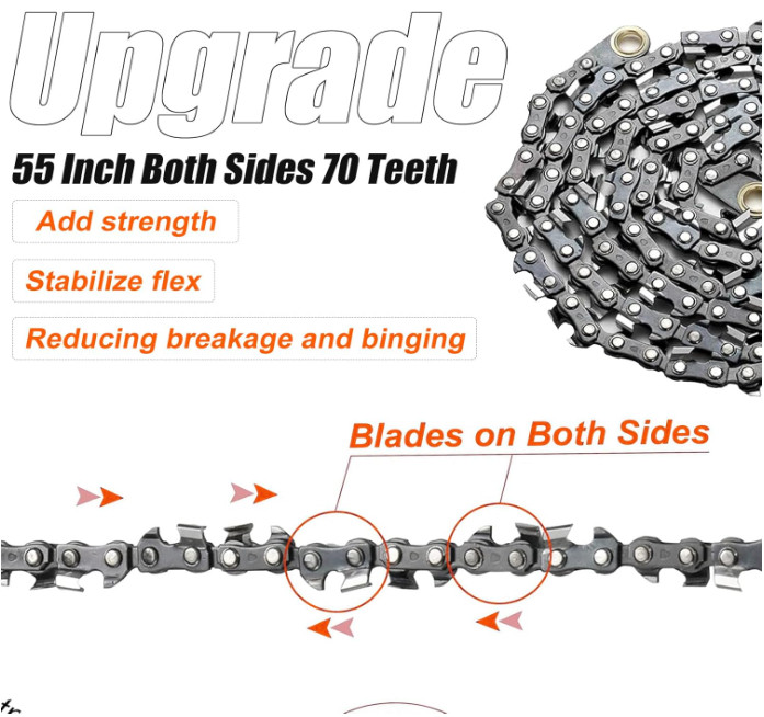 55 Inch Rope Saw Kit, Rope Saw Tree Saw High Limb Tree Rope Saw Tree Limb Cutter