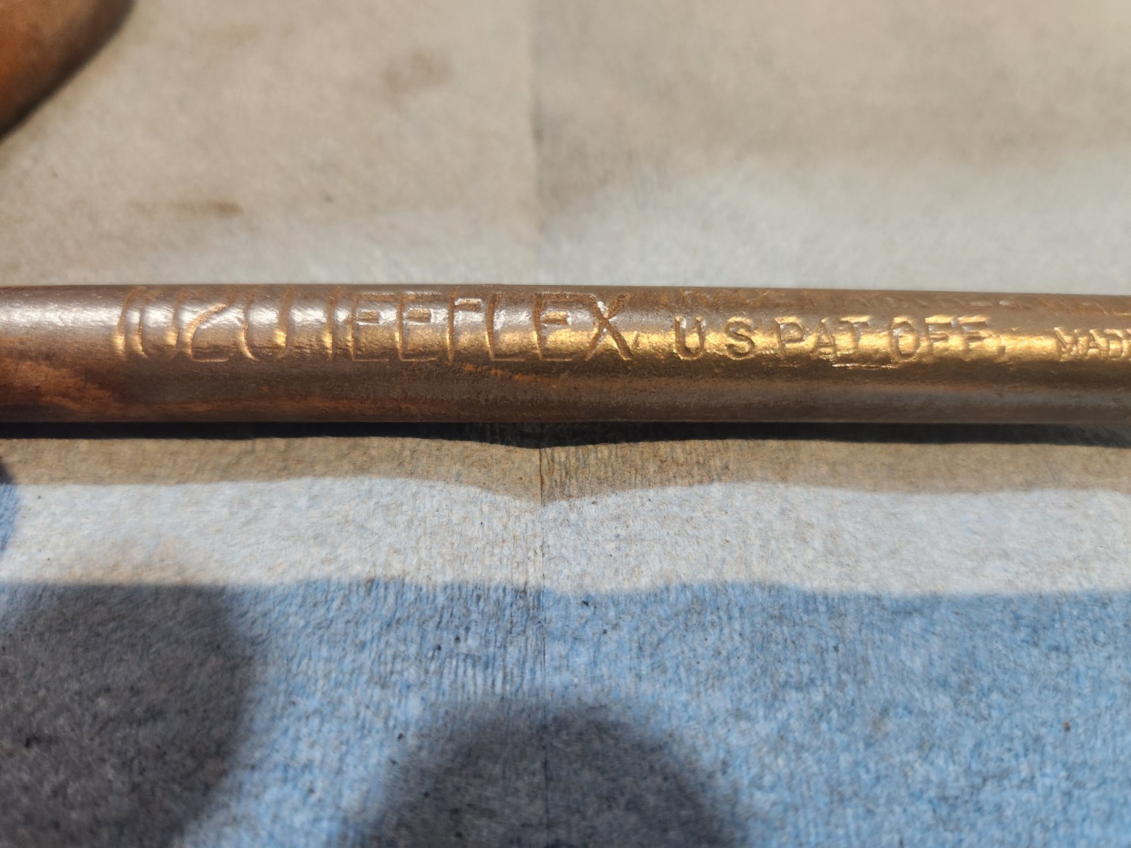 Walden Worcester 1020 Tee Flex T Handle 5/8″ Universal Socket Patent 1918 H023