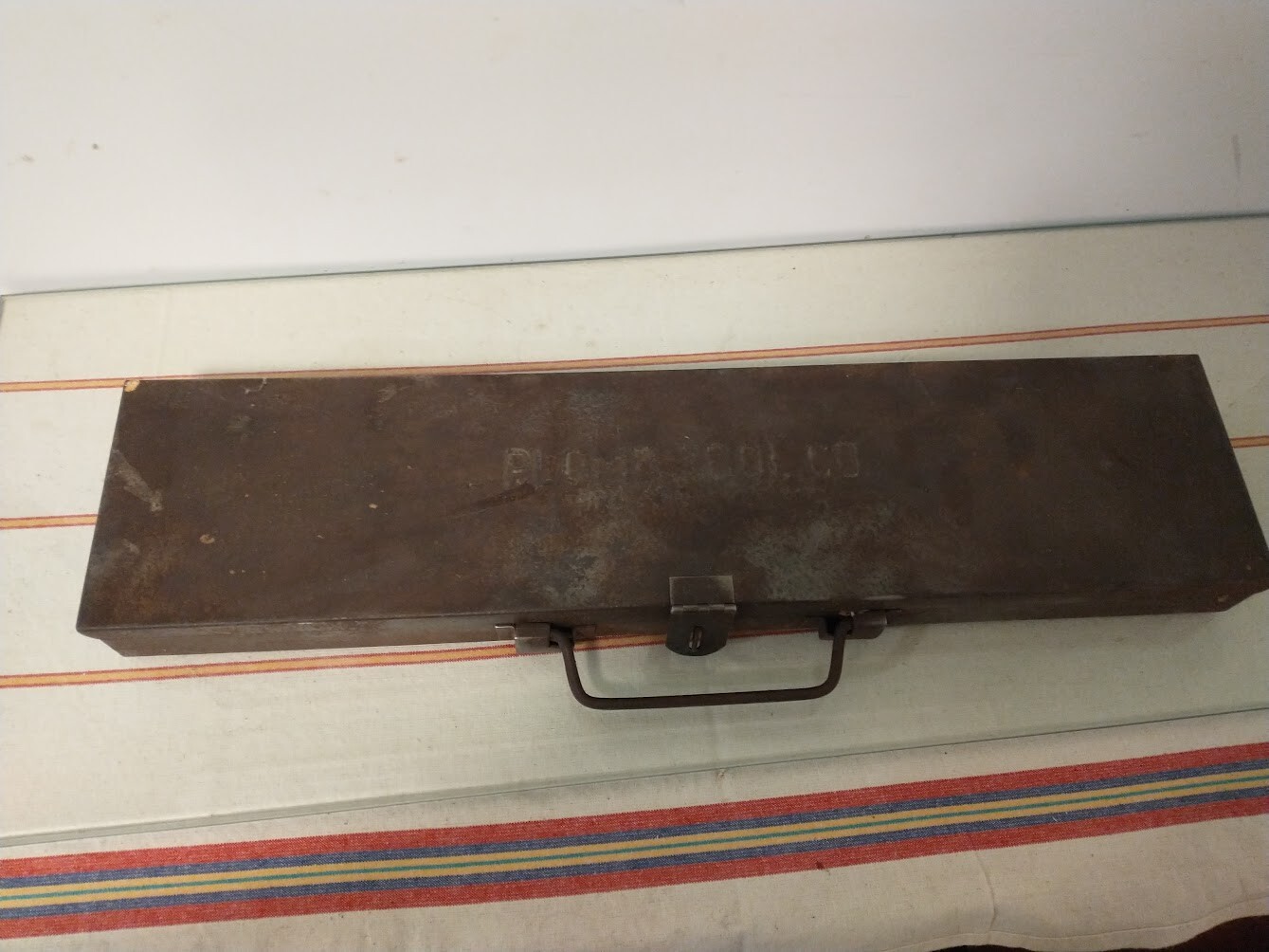 1909 plomb tool box !!! still nice cond.,the most high end tools of 1907-1947!!!