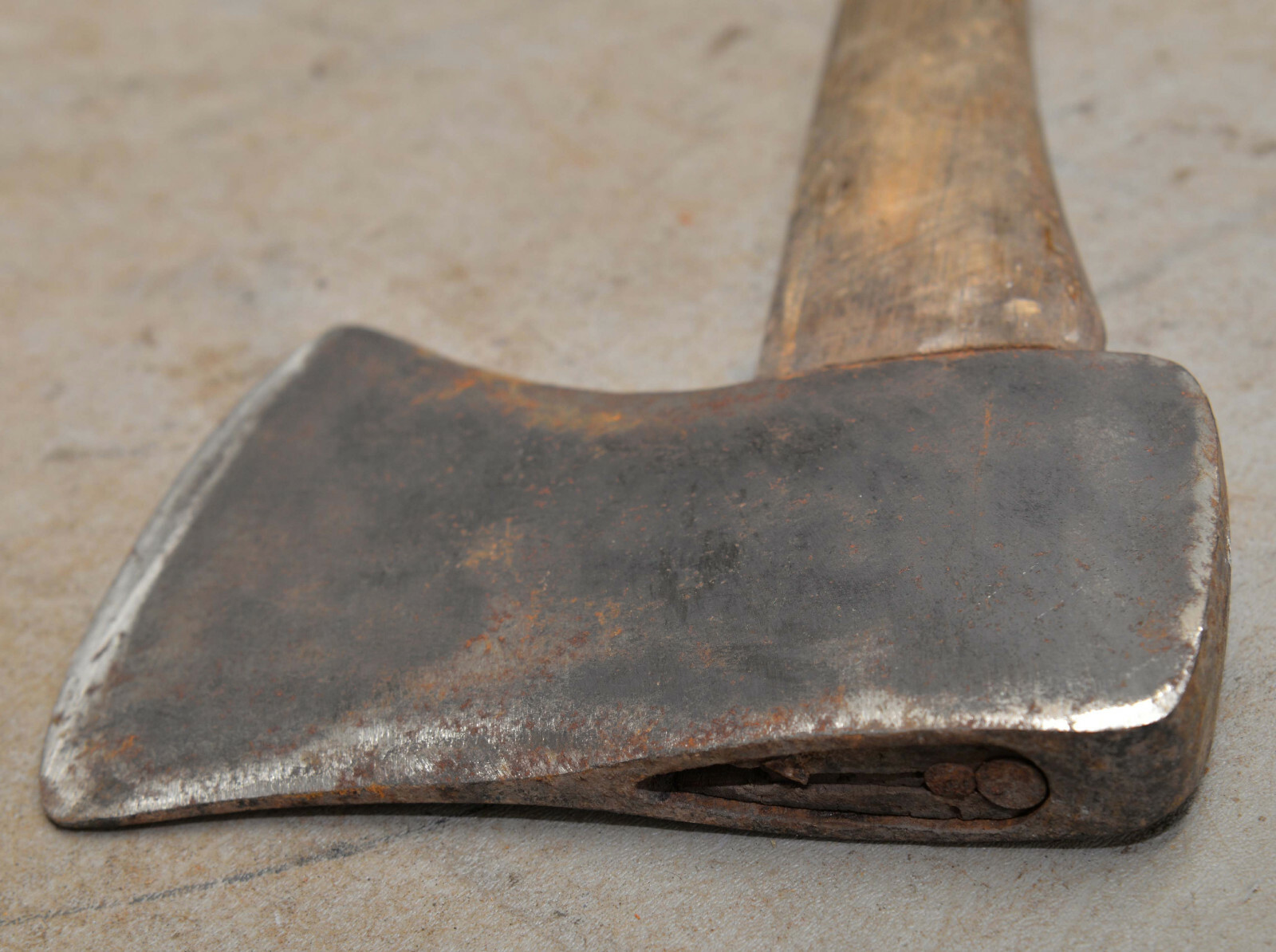 Vintage True Temper Vulcan Kelly Works axe Michigan pattern collectible tool D5