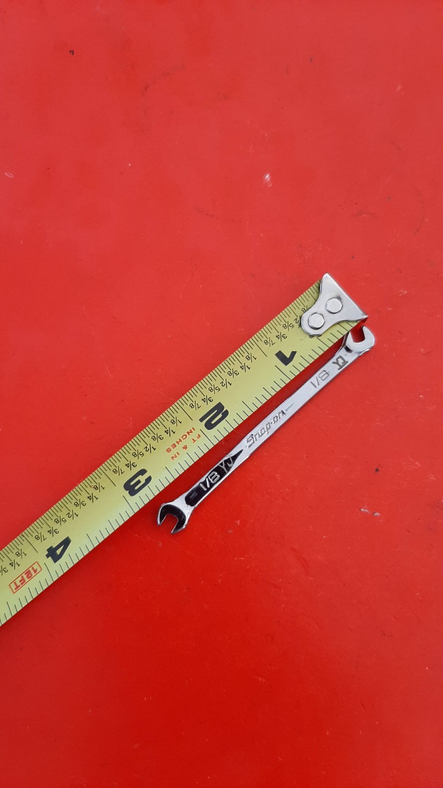 Snap-on Tools DS88A 1/8″ X 1/8″ Open End Offset Ignition Wrench ENGRAVED 204