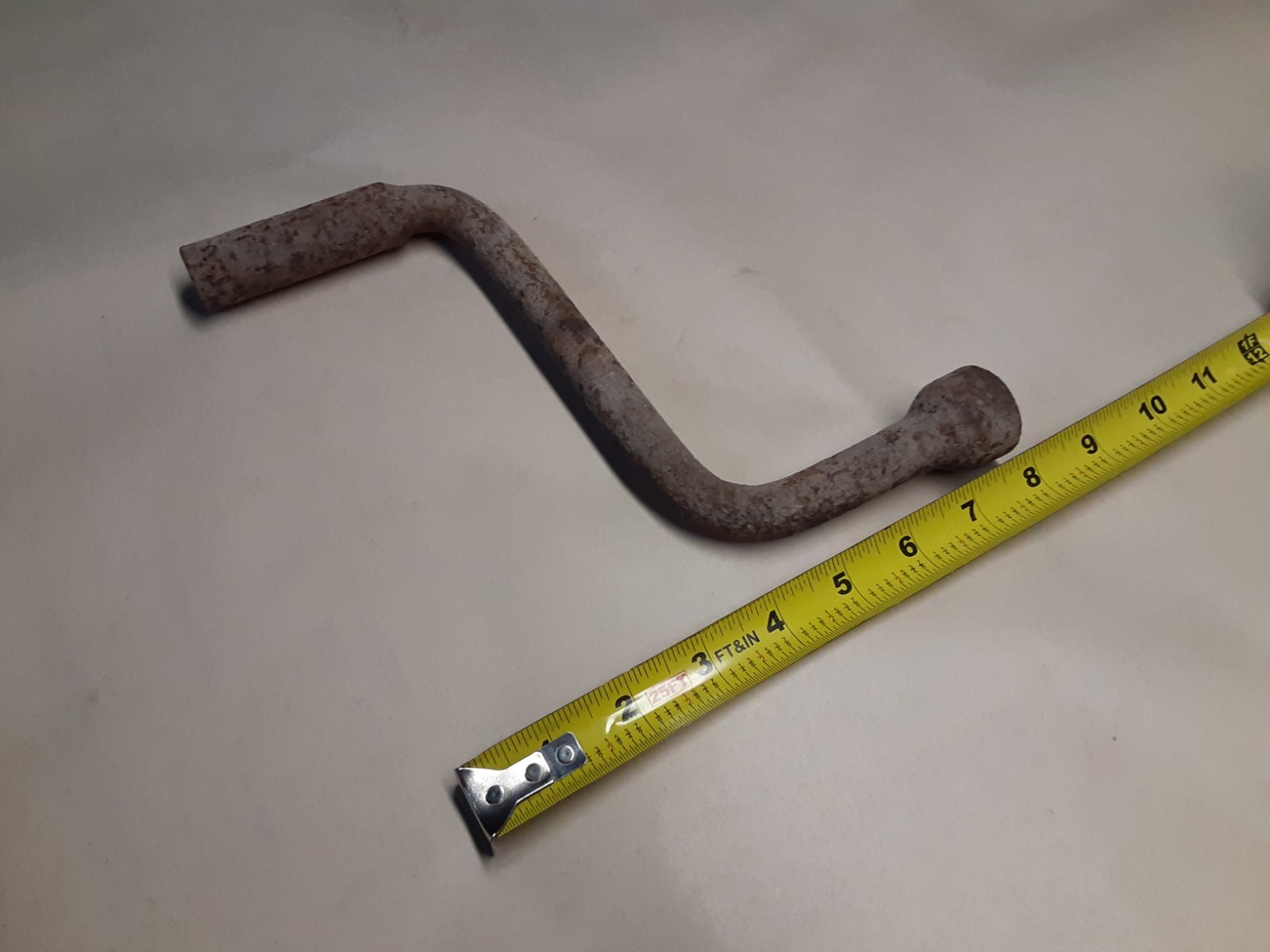 Vintage crank wrench 13/16 hex end 9/16 square end