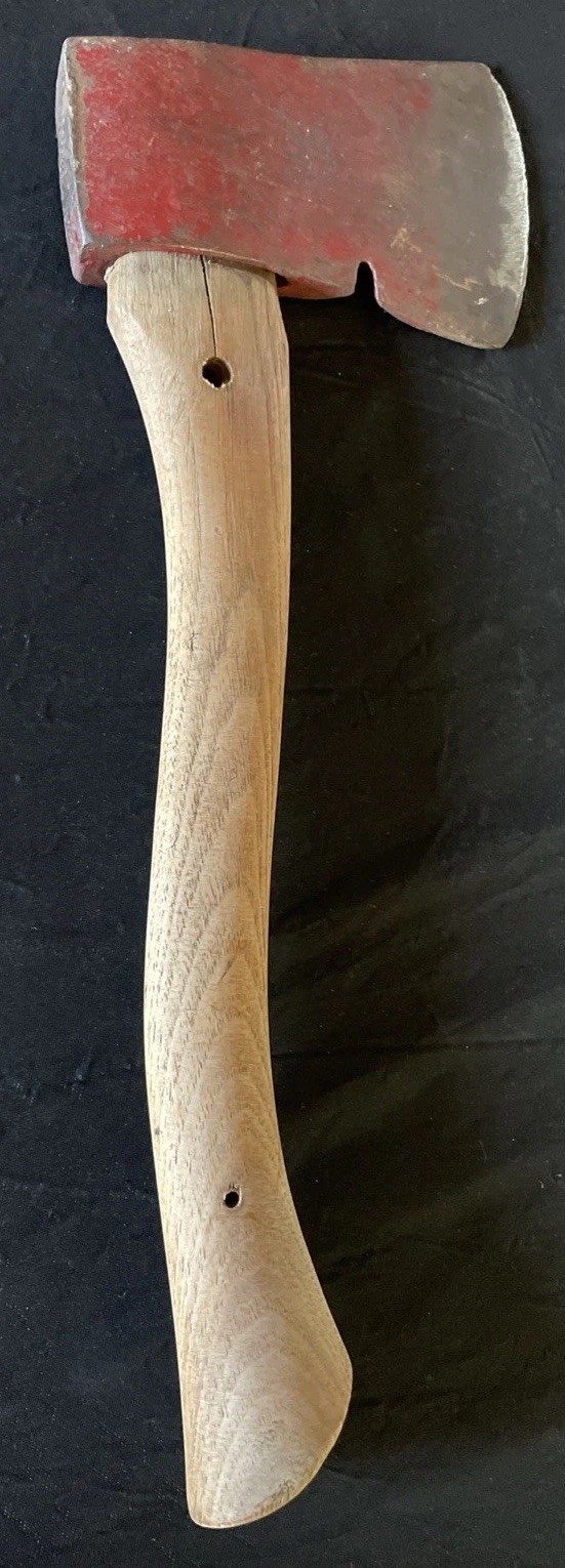 Scouting Camp Axe Hatchet 1 lb. Red Head w/ Wooden Handle | Free S&H