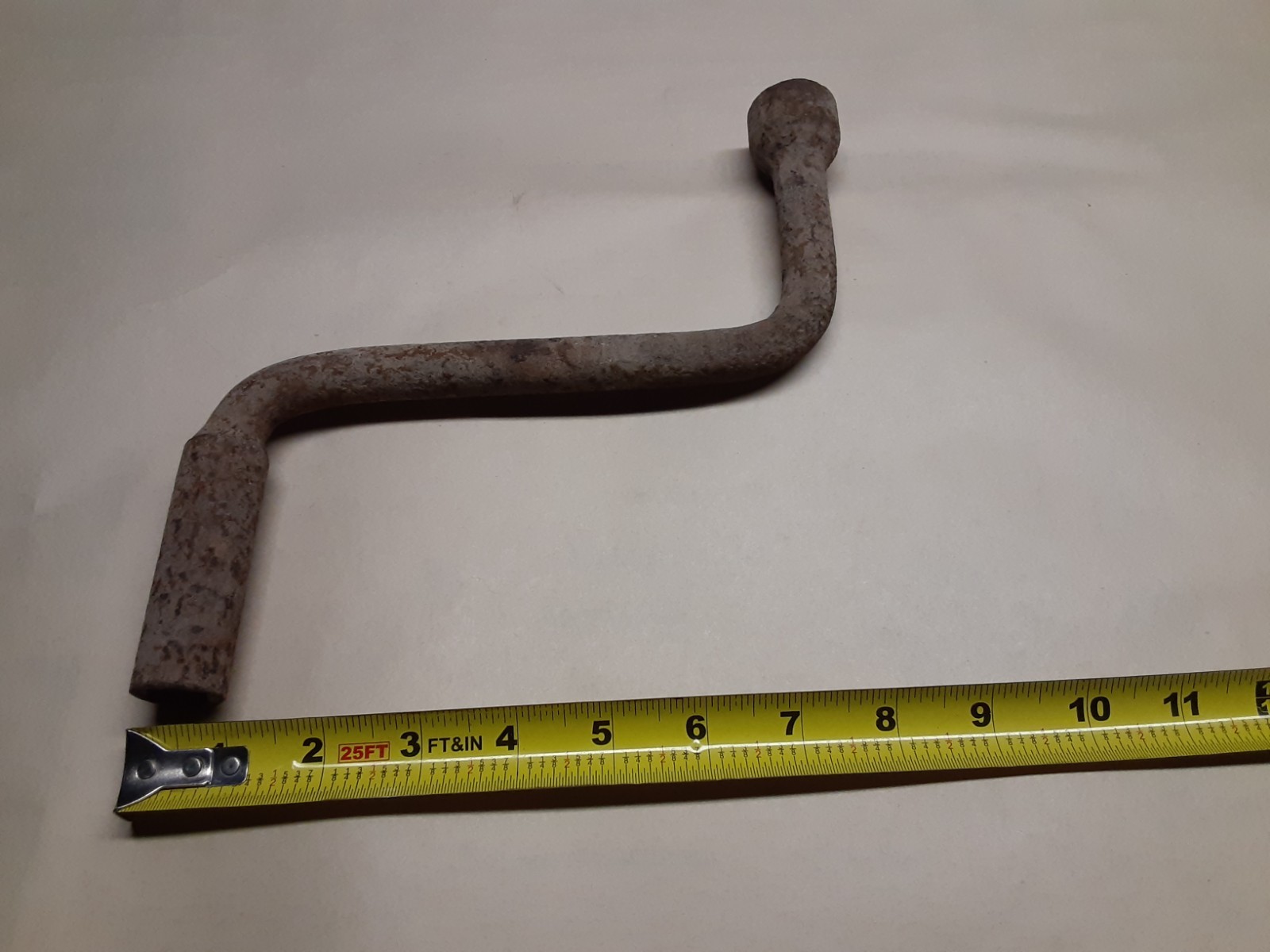 Vintage crank wrench 13/16 hex end 9/16 square end