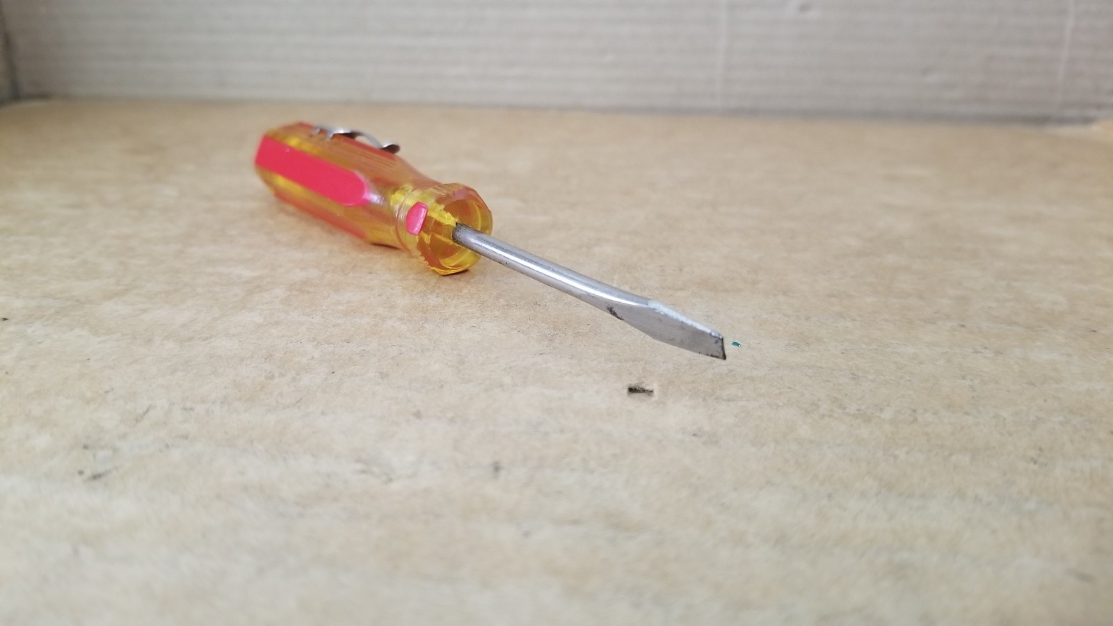 VTG. Stanley USA 64-840 Pocket Clip Flat/Slotted Screwdriver. Beautiful Cond