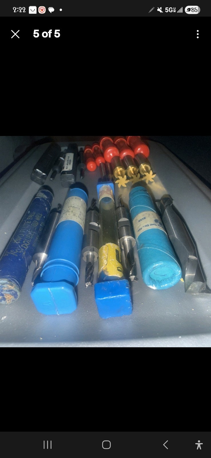 Machining Lot Single And Double End Mills(#3) lot of 11