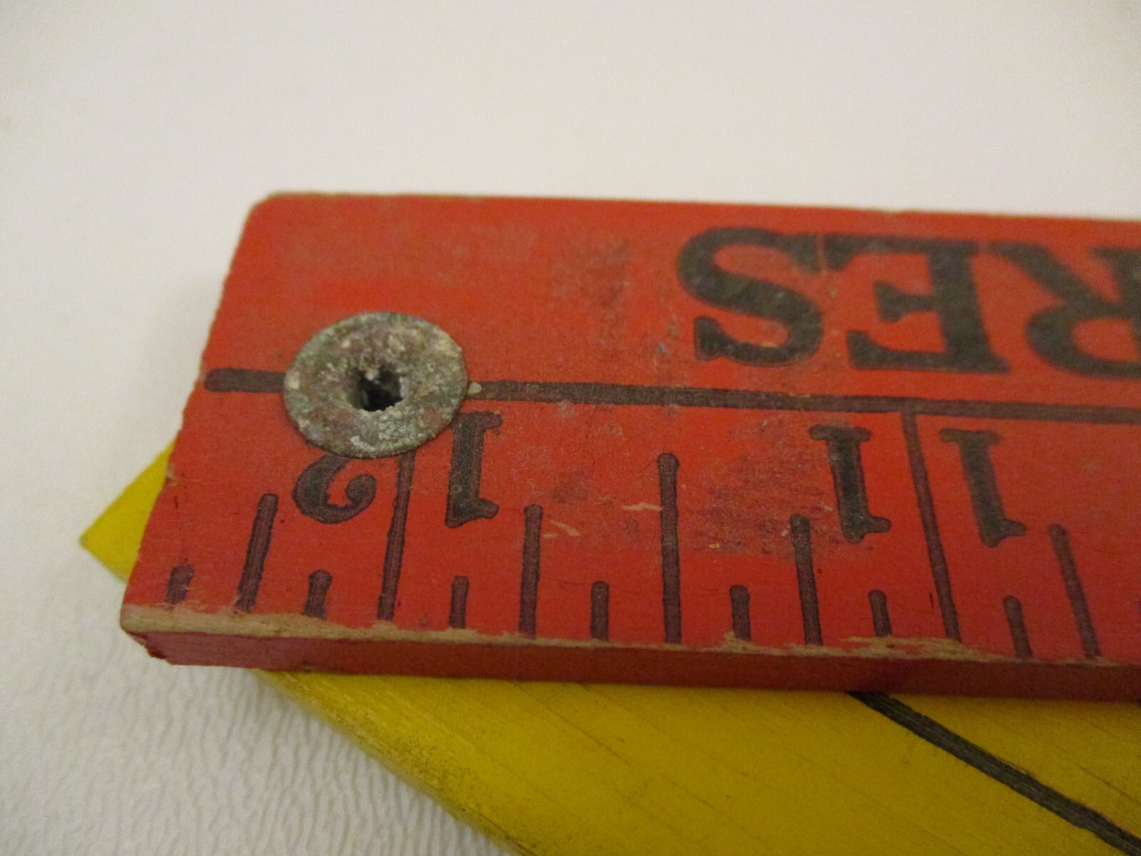 Vintage Tri-color Folding Ruler Yardstick Advertising Northern Supply Co Stores