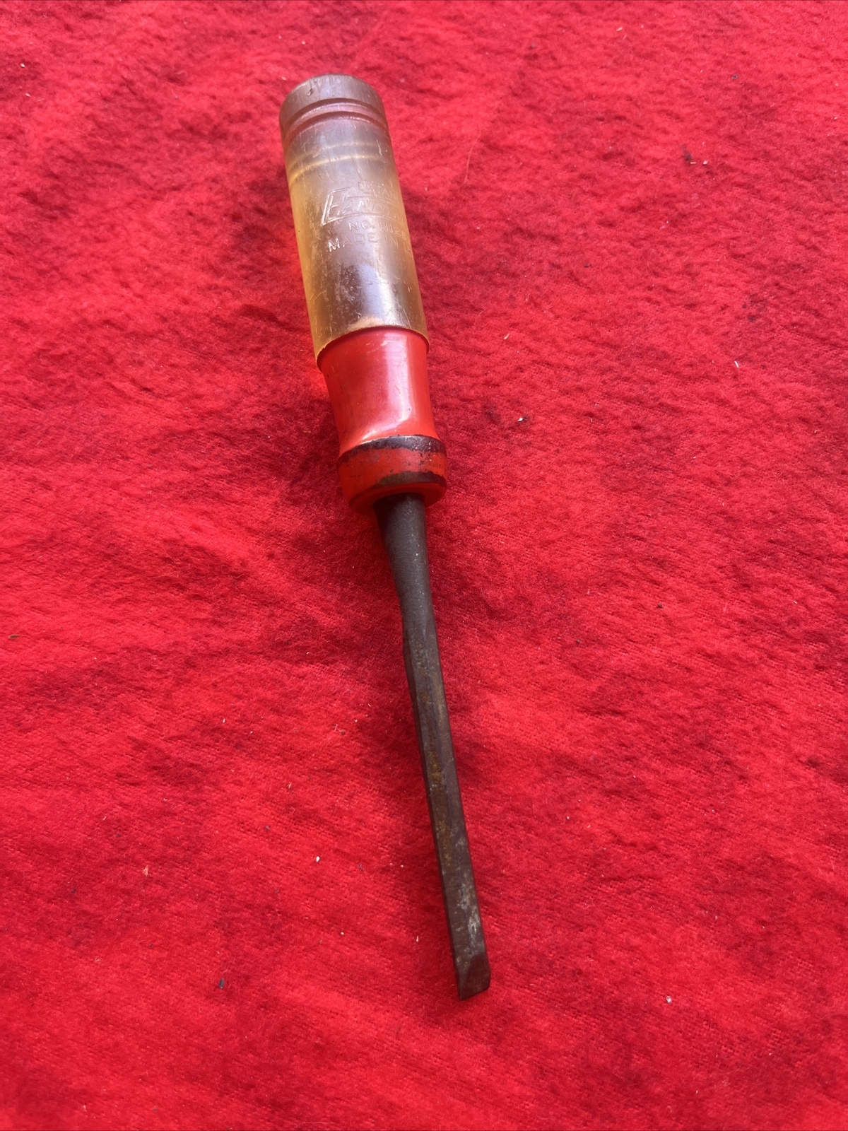 VINTAGE STANLEY HANDYMAN H-1252 CHISEL BEVEL EDGE 1/4″ – USA (t50)
