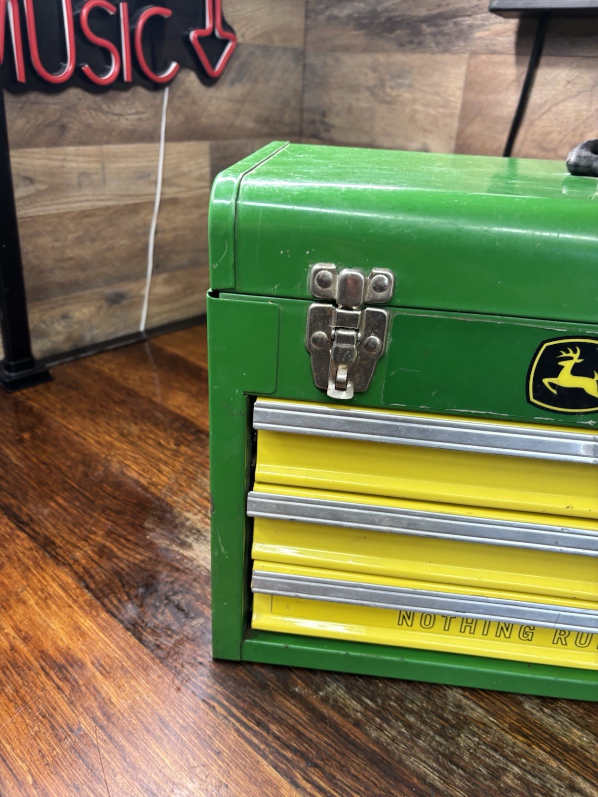 Green & Yellow John Deere 20.5” Portable Chest Tool Box With Drawers by Waterloo