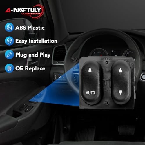 Master Power Window Switch 9 Pins Compatible with 1999-2002 Ford F150 F250