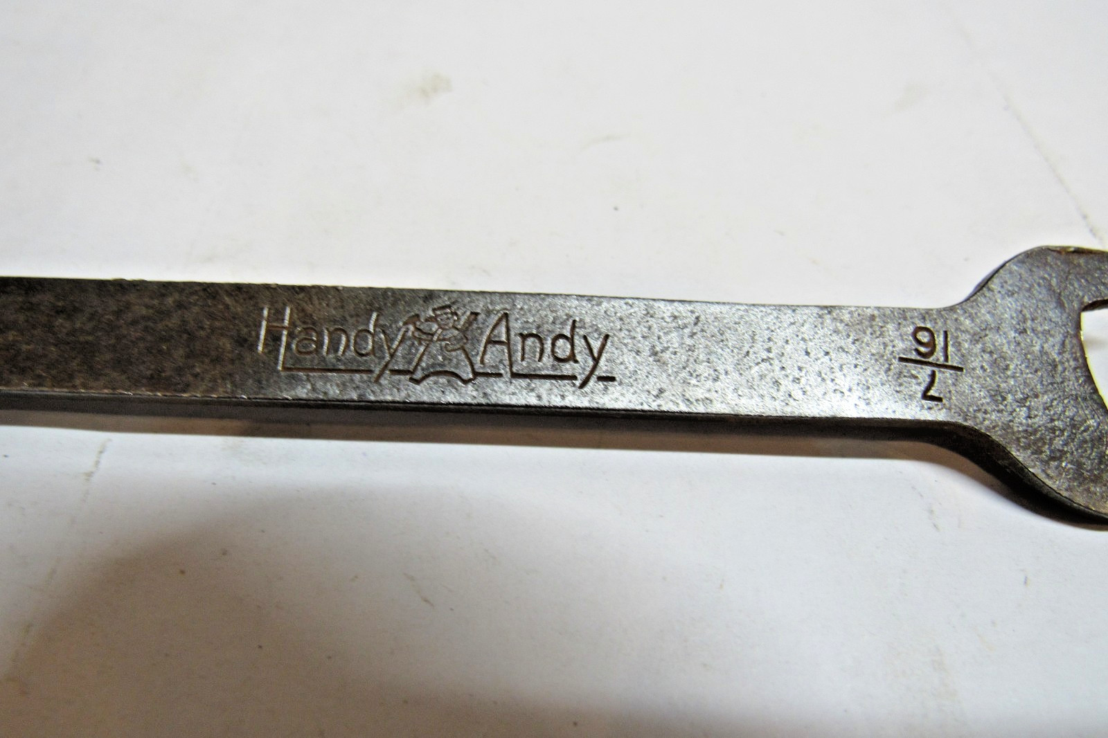 Vintage Handy Andy Double Open End Wrench 7/16″–3/8″ 5 ” Long