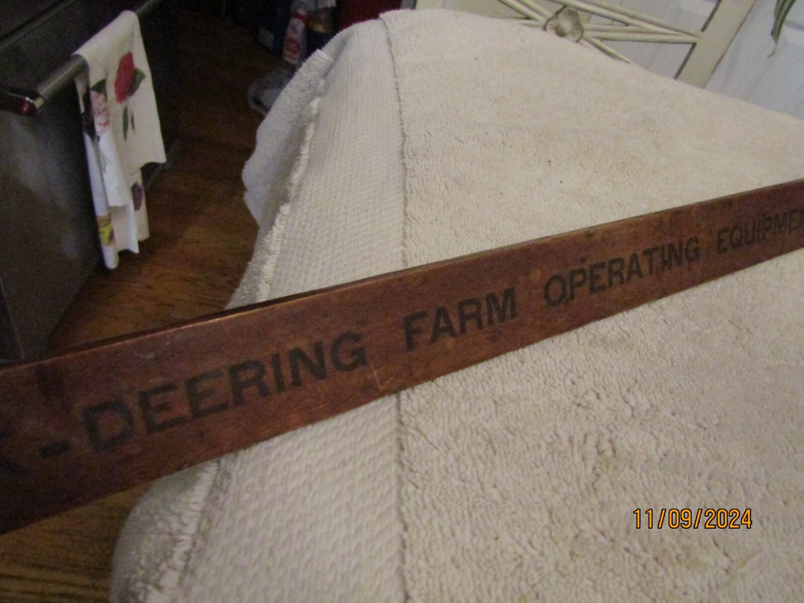 McCormick Deering Farm Metzger Equipment Waterloo Red Bud Valmeyer Ruler 30s 40s