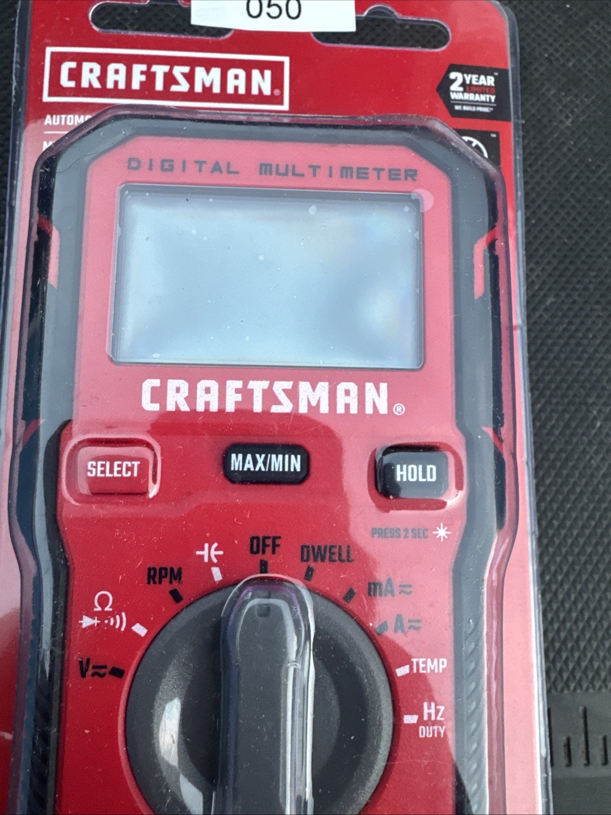 Sexy Red Sears Craftsman Nos Automotive Digital Multimeter CMMT14171