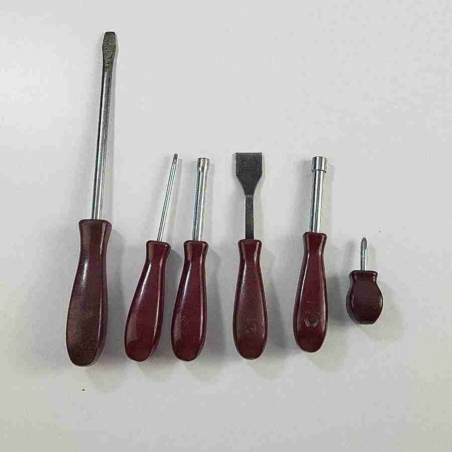 Vtg MATCO 6 Pc Tool Set – Screwdriver – Nut Driver, And Scraper Set – Usa Made