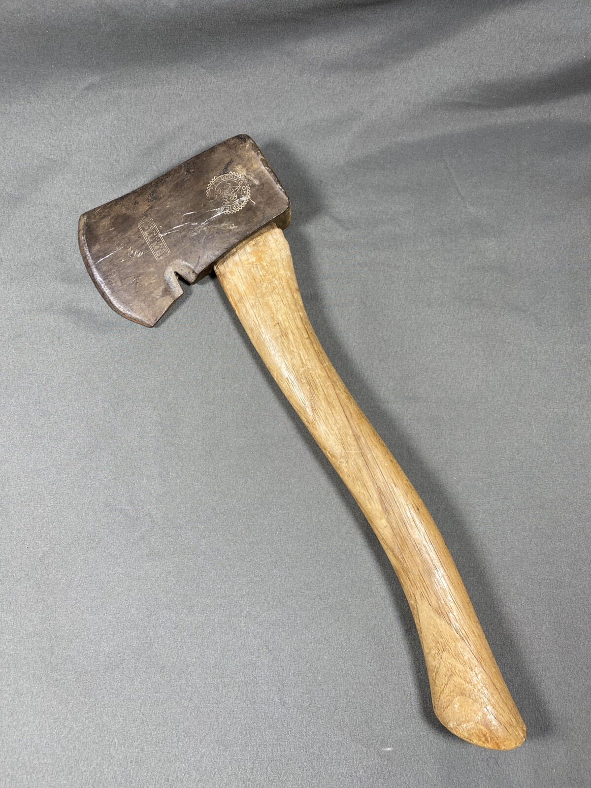 VINTAGE BSA BOY SCOUTS of AMERICA PLUMB HATCHET AXE