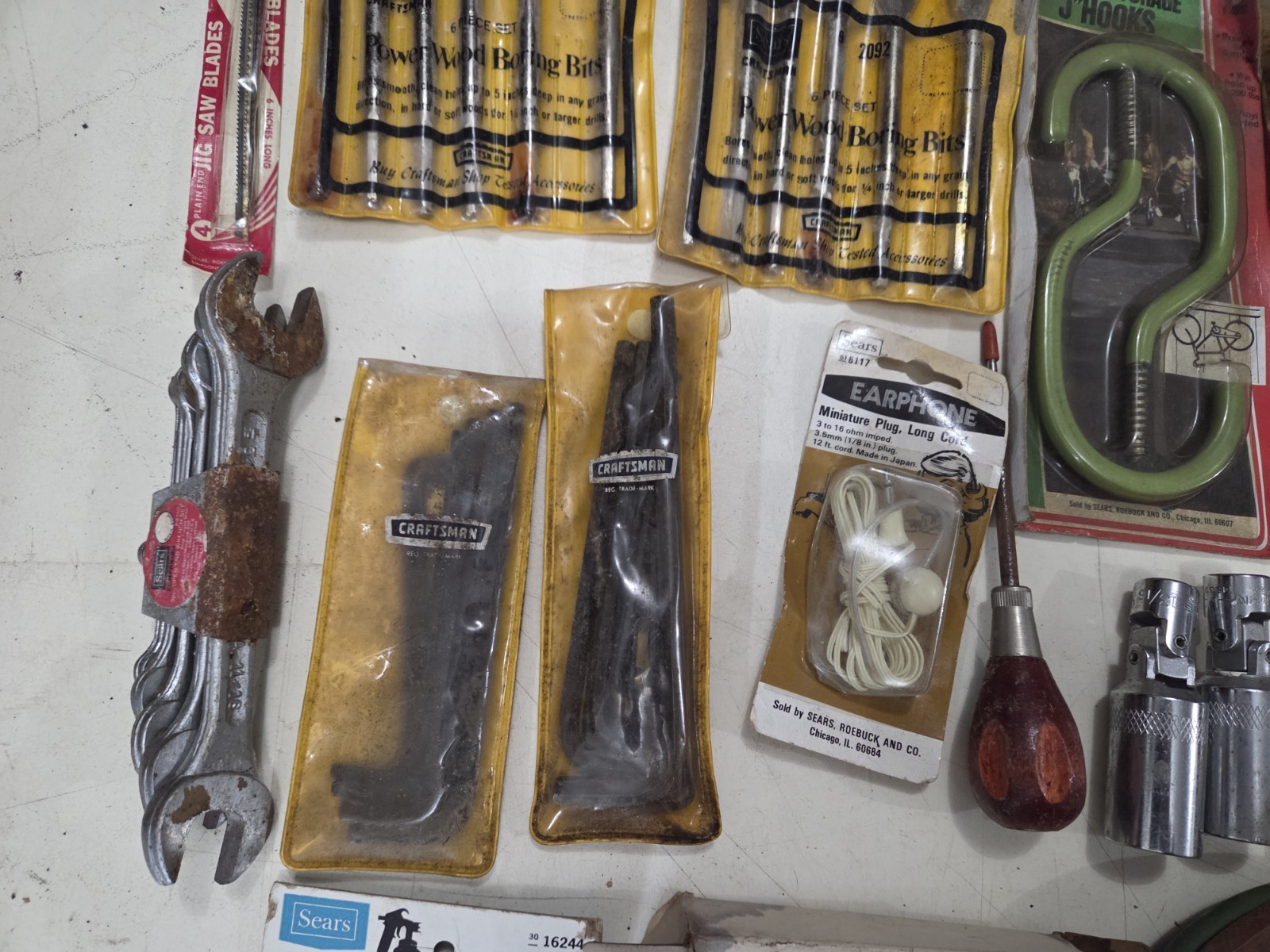 Lot #1 – Lot Of Vintage NOS Sears And Craftsman USA Tools And More 1960s 1970s
