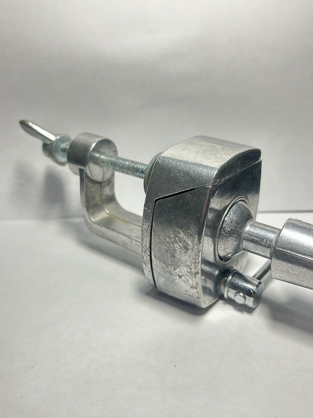 Vintage Made in Japan Rotating Clamp-On Bench Vise Hobby Jewelry Engraving Tool