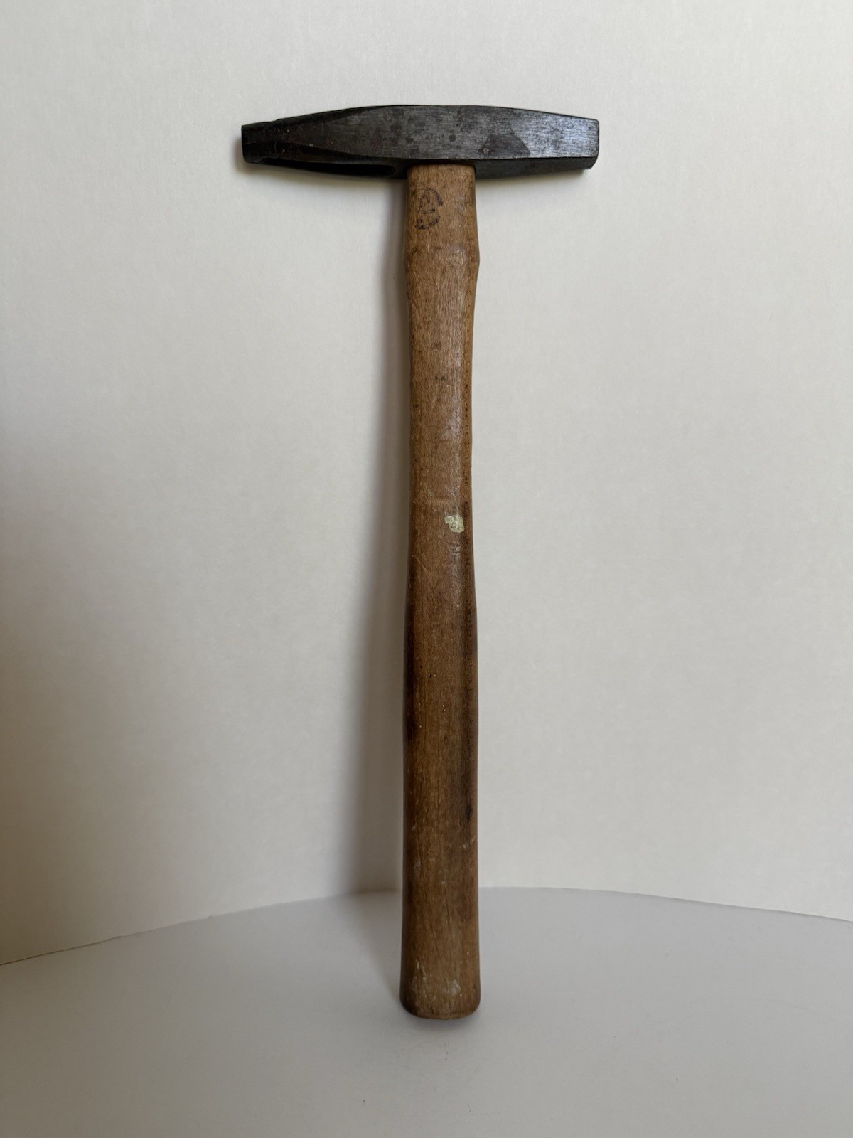 Vintage Magnetic Upholstery Tack Hammer Wood Handle Cross Peen USA 11.5”