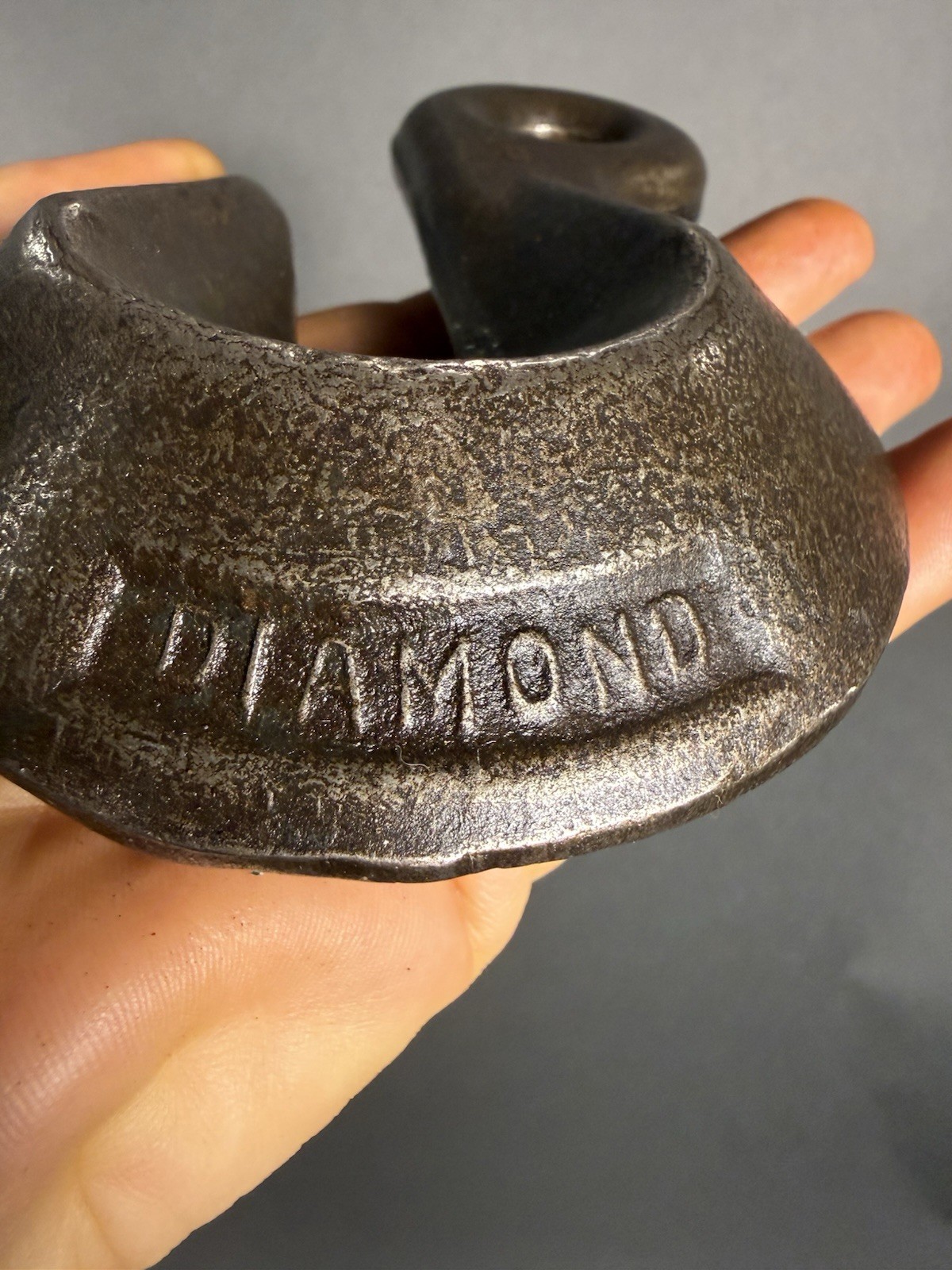 Diamond Duluth Forged Hook, 5/8” Chain Drop-Forged Steel, Vintage. 3/4” Eye.USA
