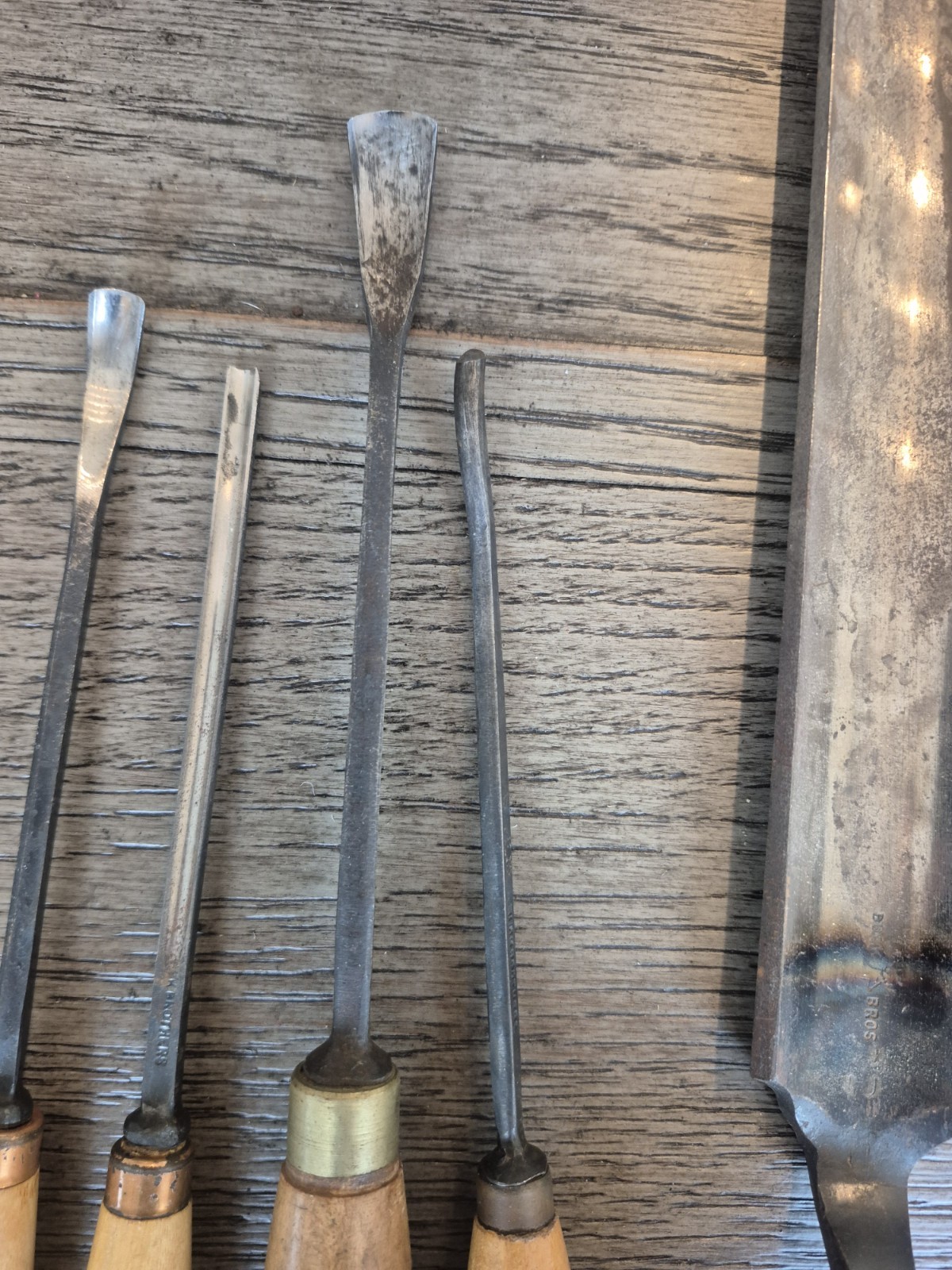 Lot Of 14 Wood Carving Tools Buck Bros