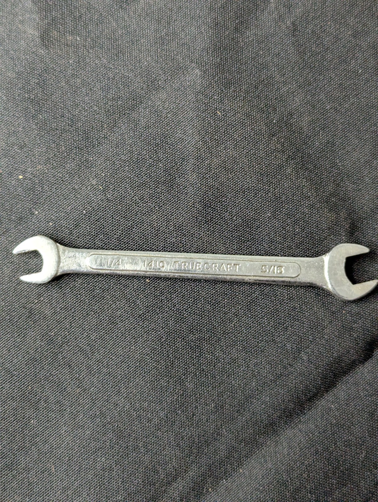 Truecraft 5/16 1/4 open ended wrench 4″ mini tool mechanics handyman Japan 1410