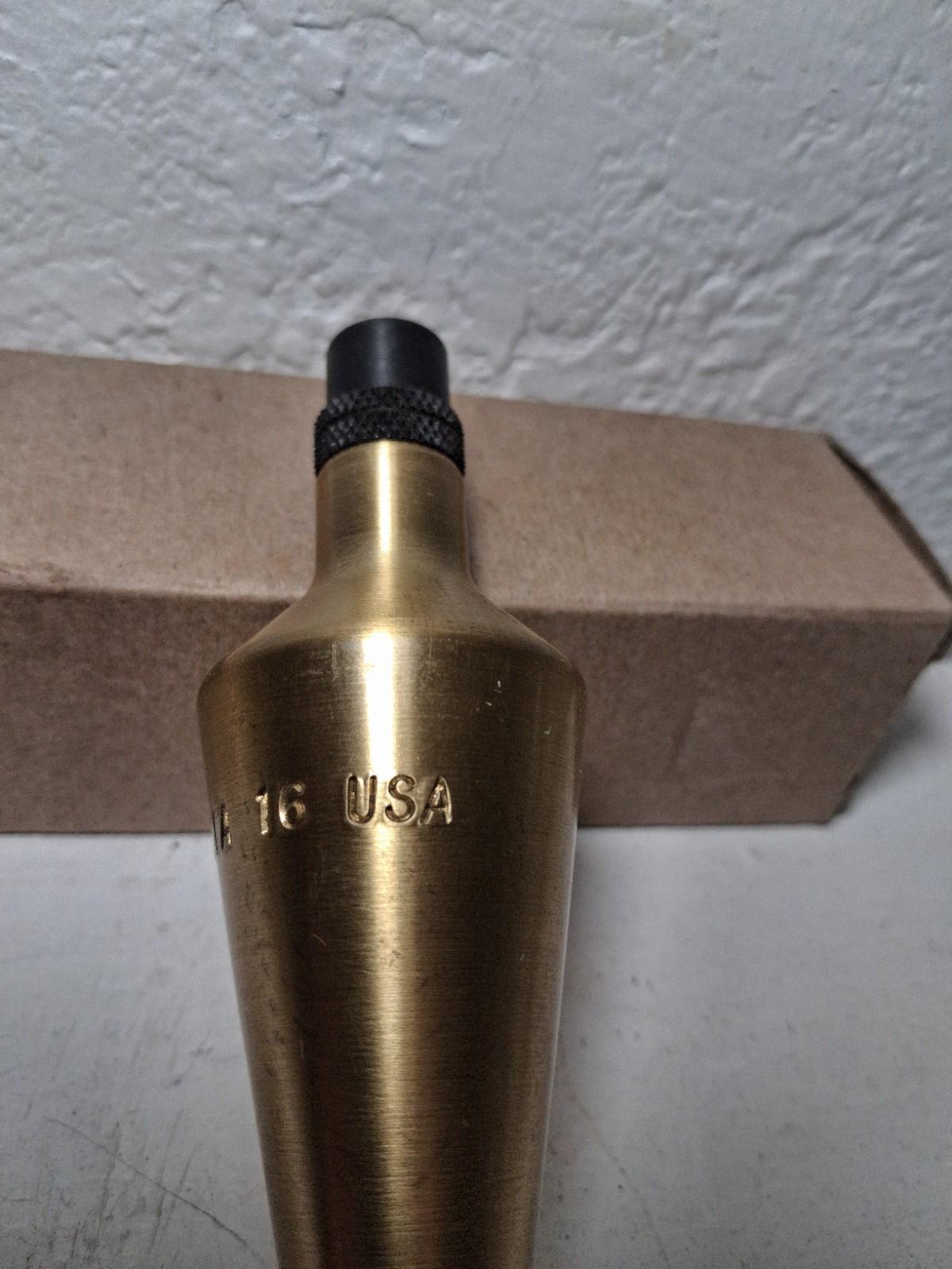 Vintage Sokkia Brass Plumb Bob 16 Oz. U.S.A. Old Stock NEW IN BOX