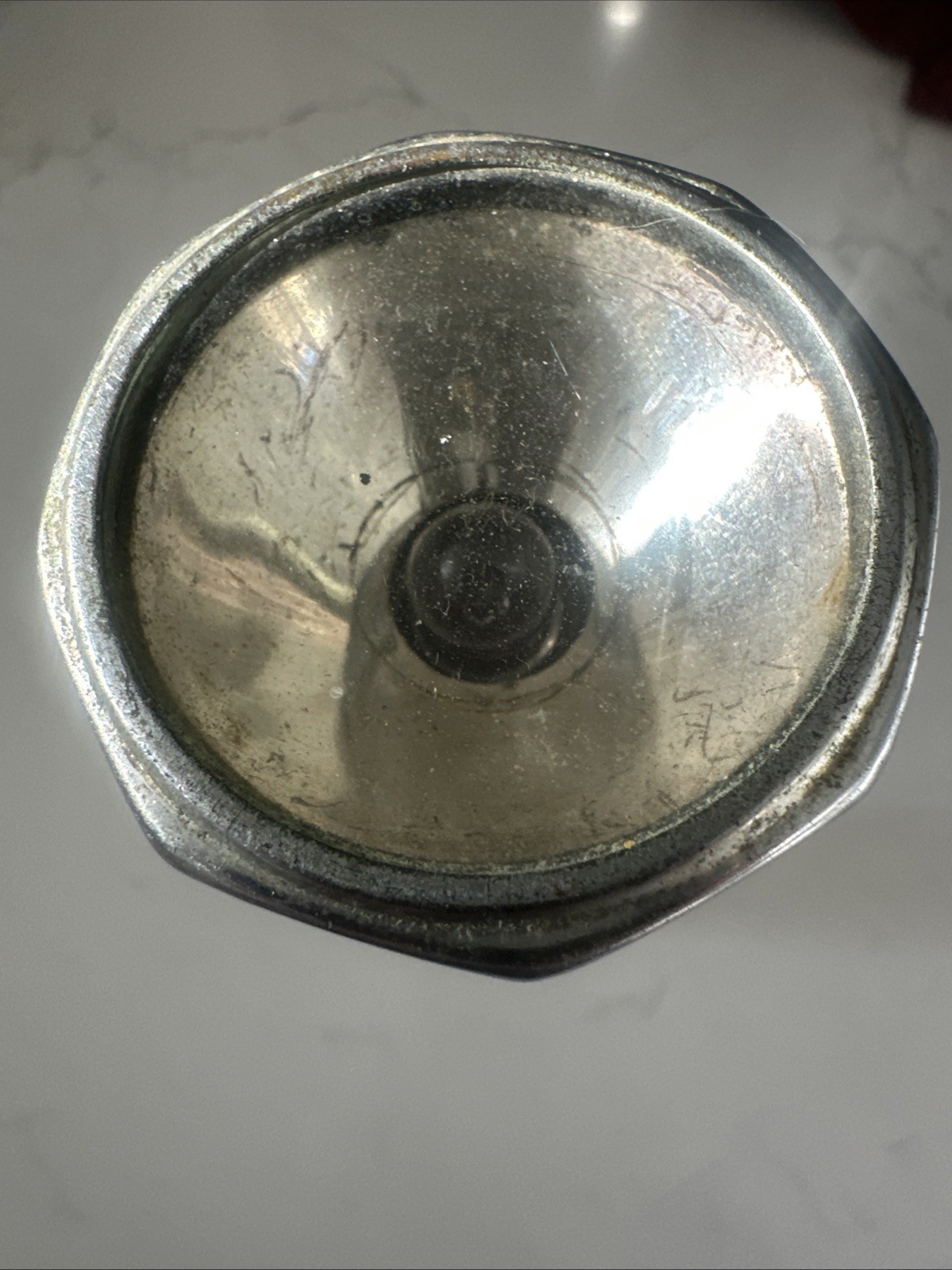 Vintage EVEREADY Flashlight Chrome & Brass 3 D’s Works Fisheye Lens