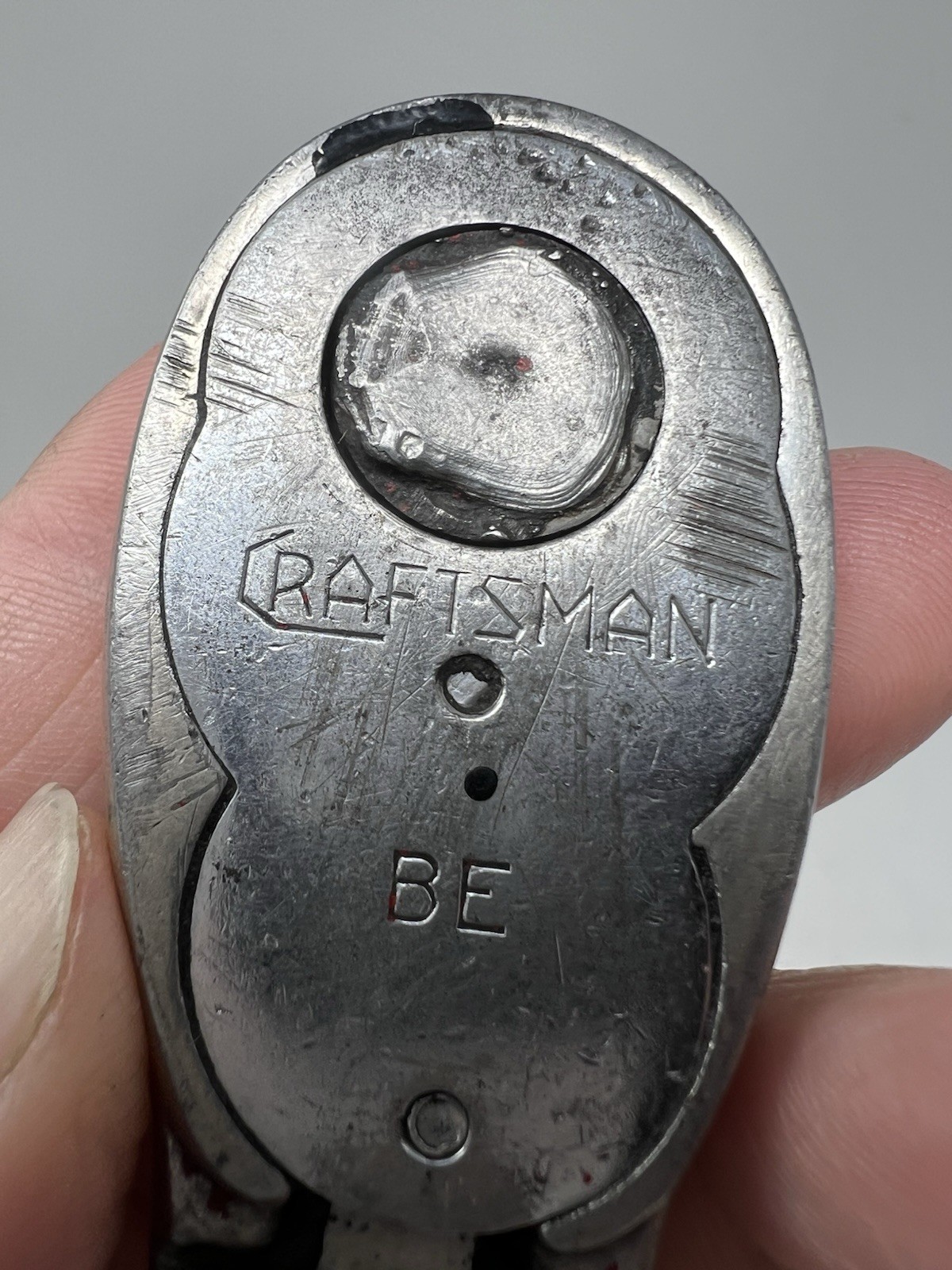 Vintage 1930’s-40’s Craftsman BE Ratchet 1/4” Drive Socket Wrench Antique Tool