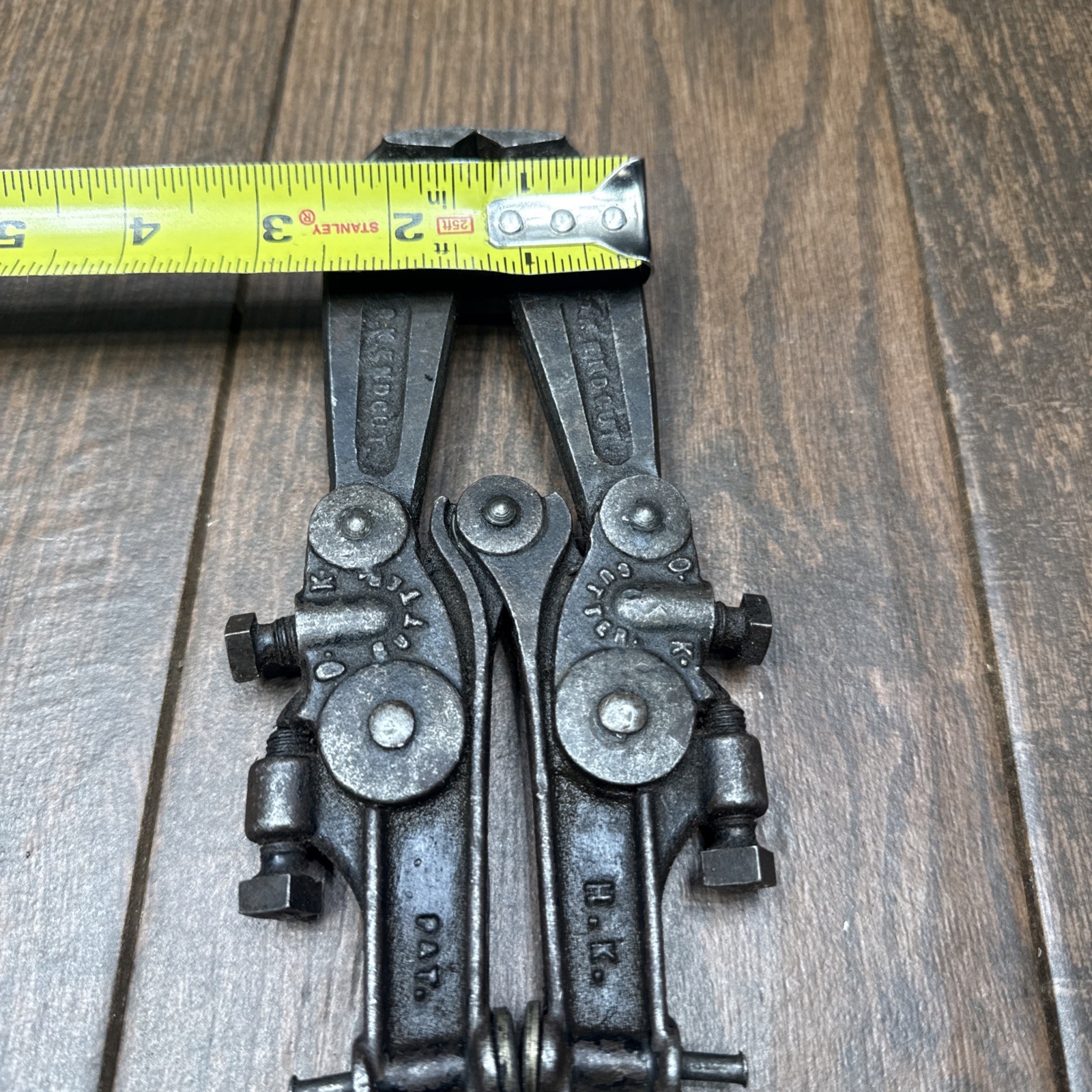 Vintage HKP Porter 14 Inch Bolt Cutter No. 0 Clipper Cut Tool Boston Mass