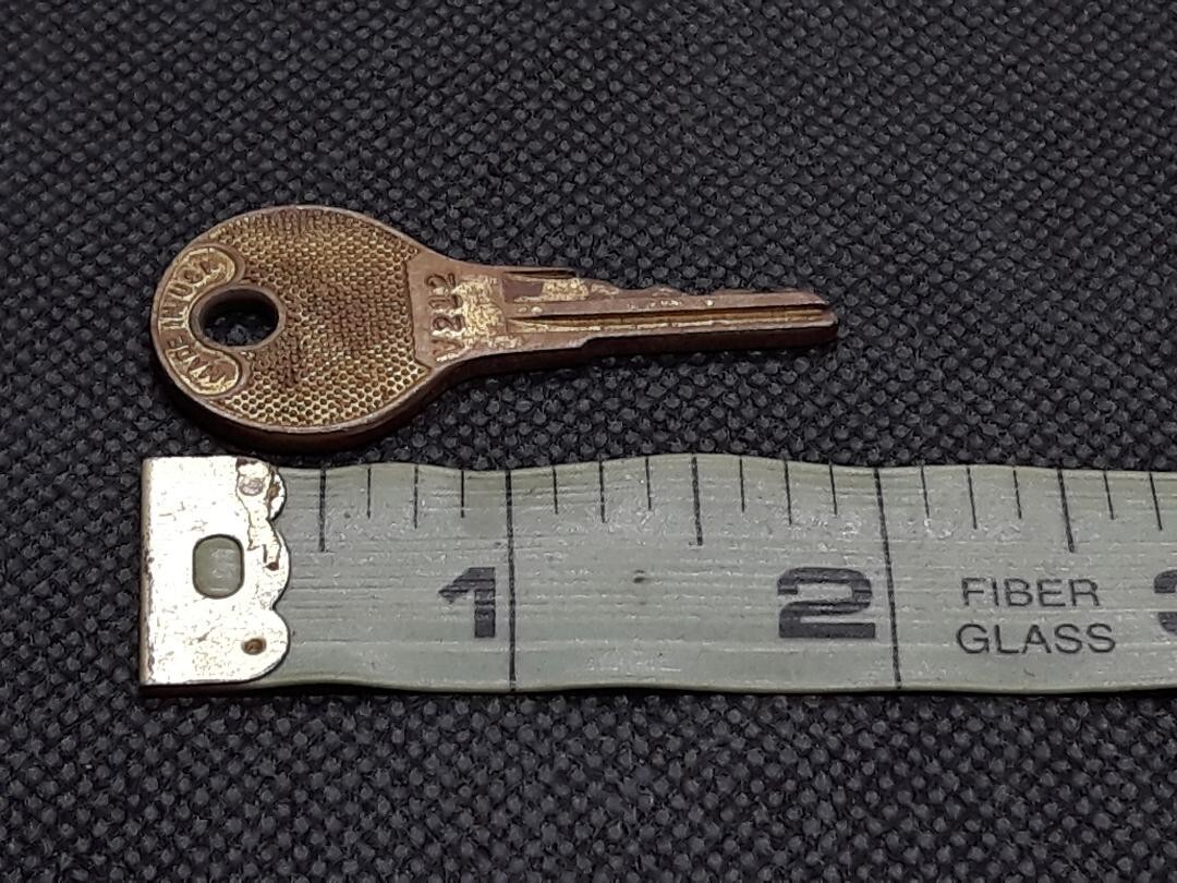 Vintage Slaymaker Key Number V212 Steam Punk Crafts Decor Replacement