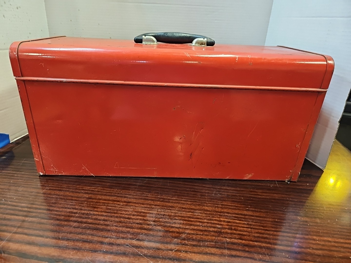 Vintage 20″ Waterloo Industries Inc. Toolbox Hinges, Latches, Handle Work Great