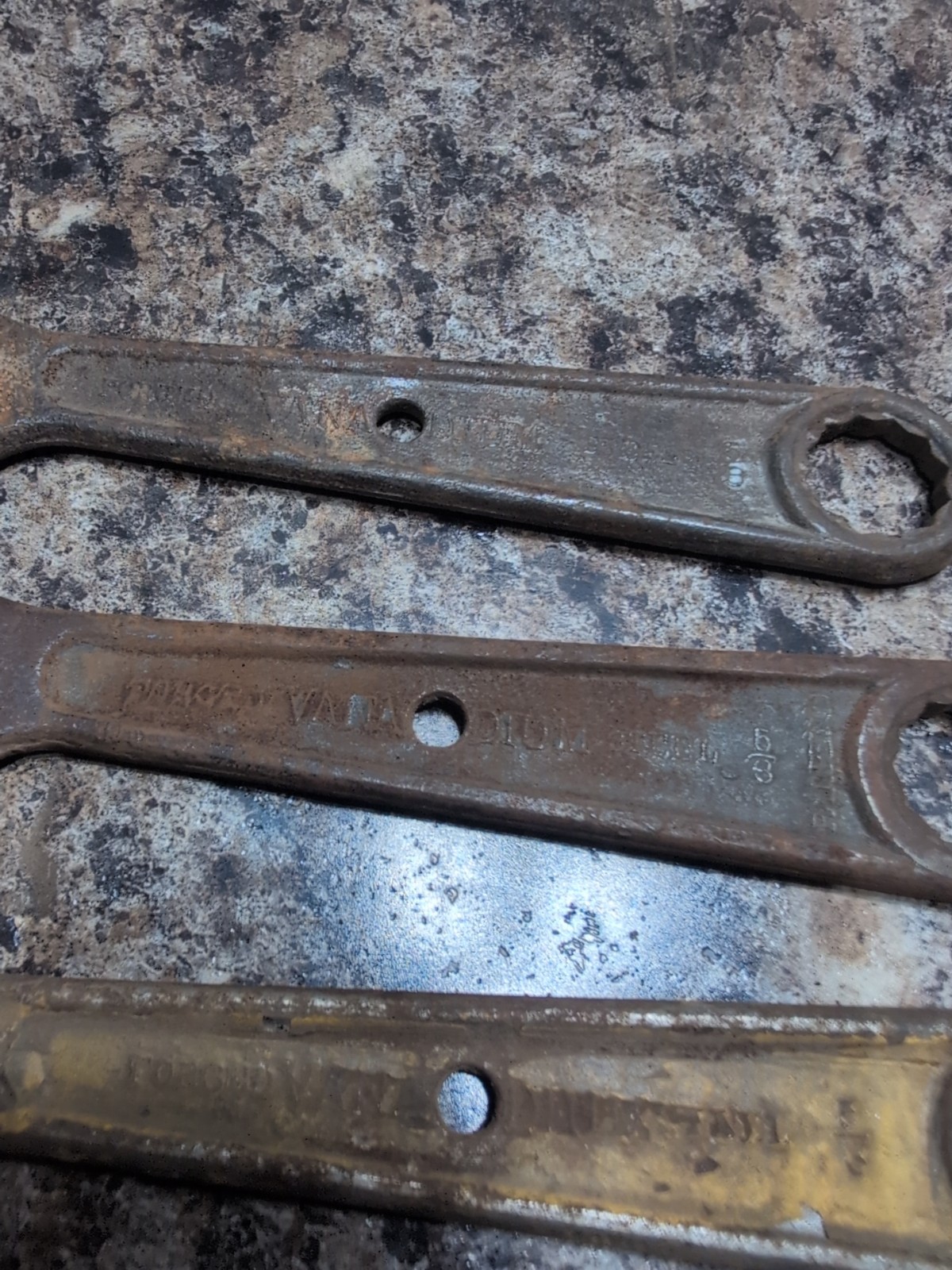 Vtg Auto Kit 100 Vanadium Combination Wrenches Miscellaneous Lot