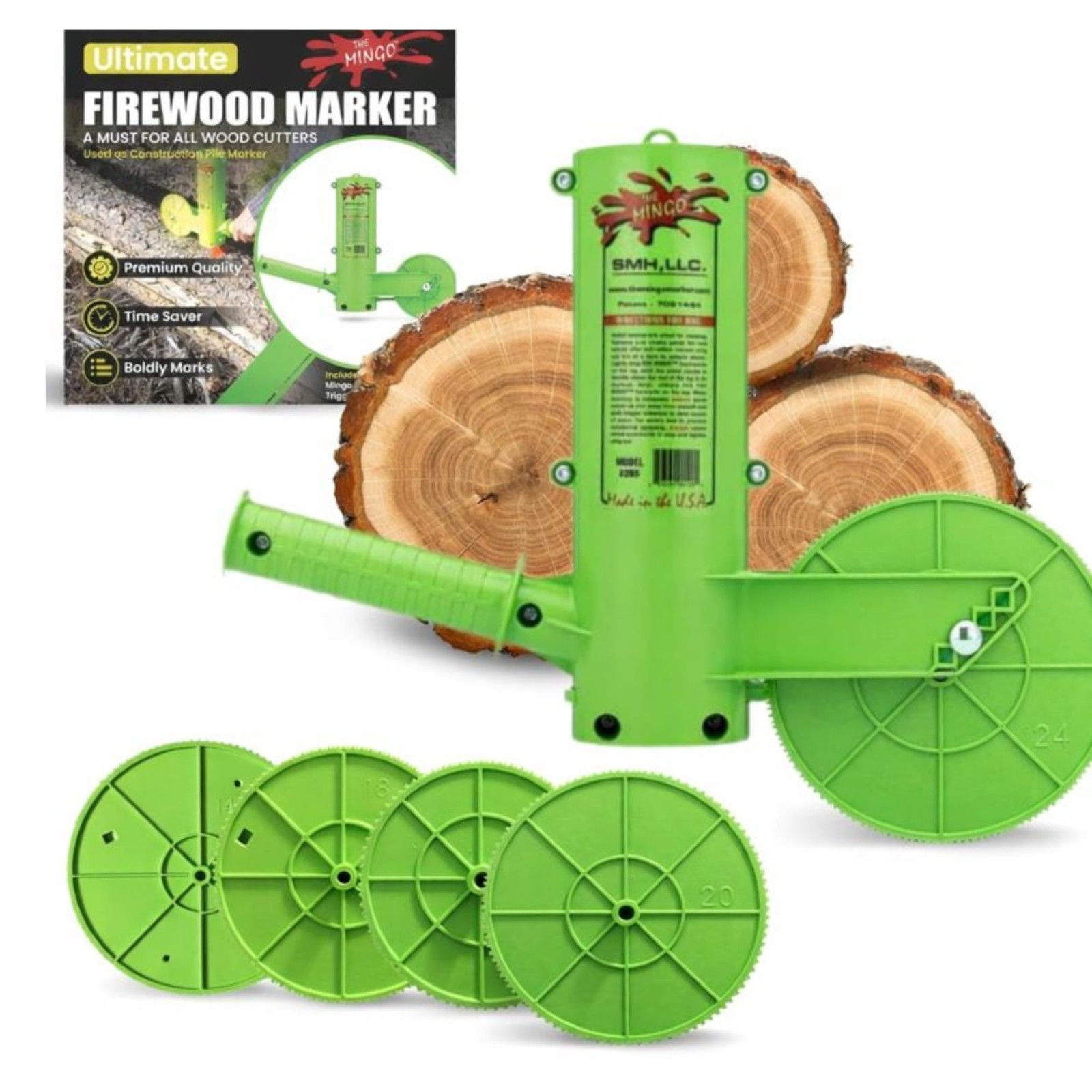 Firewood Measuring Tool for Chainsaw – Log Marker Paint Tool – Logging Equipment