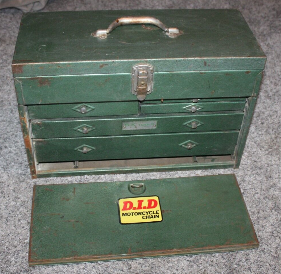 Vintage SK Tools 5 Drawer Mechanic Tool Box