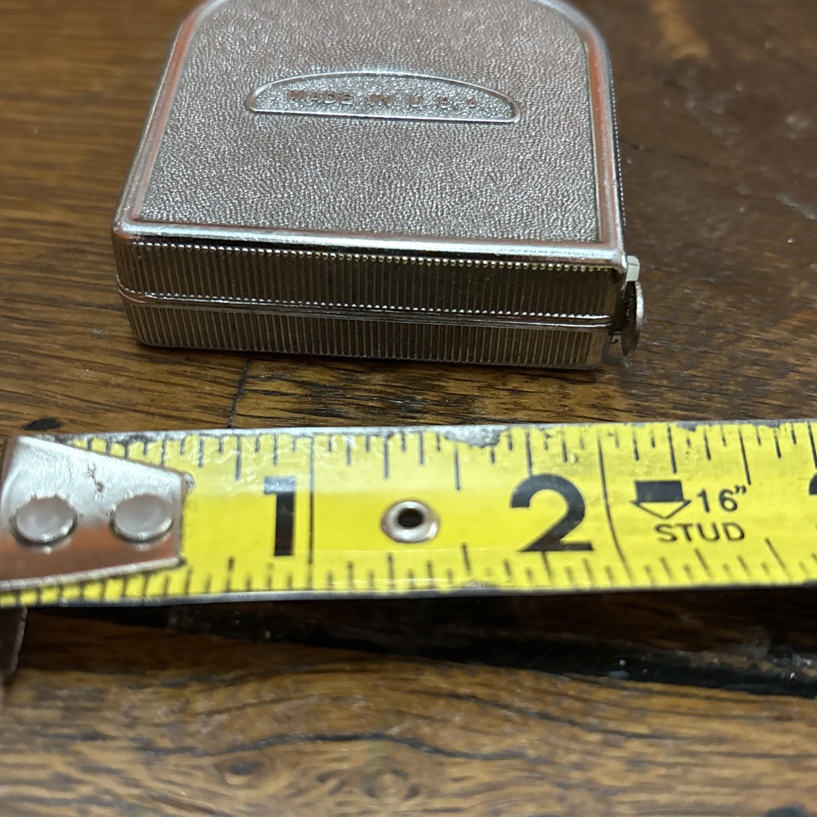 Vintage Evans 6 FT 6’ Model 106 W WHITE TAPE Measure Made In USA
