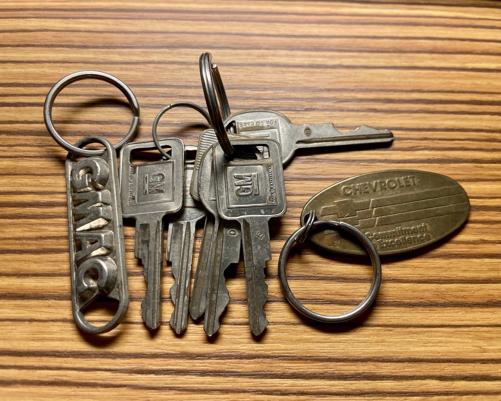 Vintage Chevrolet GMAC GM Keys OEM