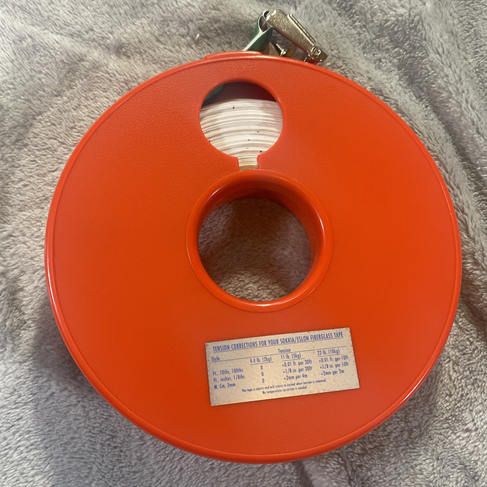 Sokkia – Salon Fiberglass Tape 8453-32 15 Orange And Cream