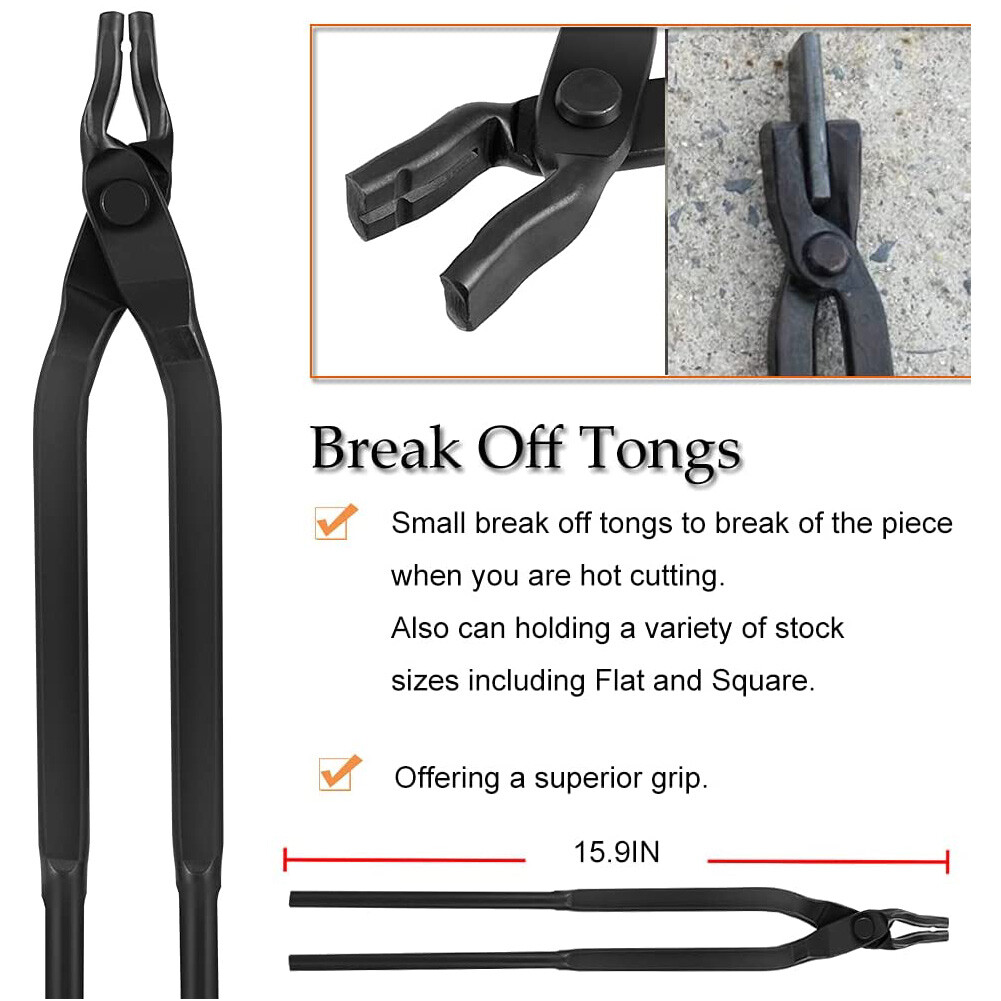 Blacksmith Bladesmith Tong Set Expert Replacement Tongs/Blacksmith Starter Tool