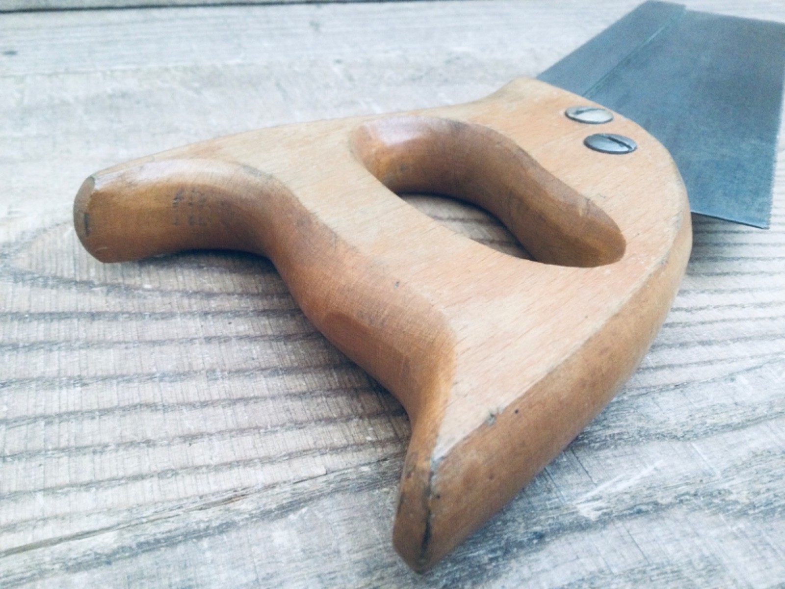 Vintage Buck & Hickman 10″ Toga Brand Carpentry Steel Backsaw Tenon Saw 12 TPI